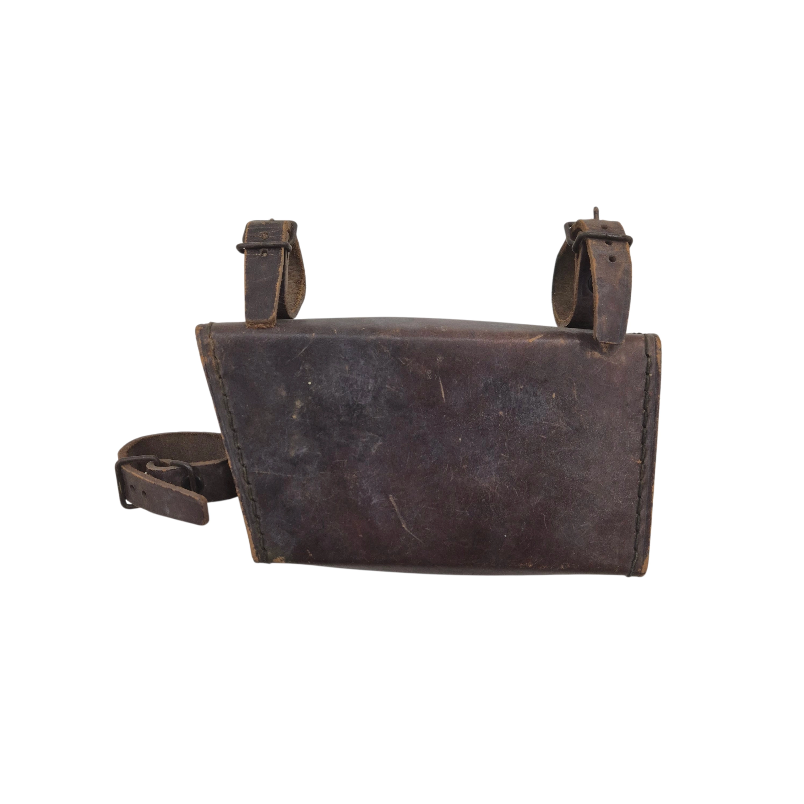 British Army Bicycle Leather Tool Pouch - BROOKS 1943 - Image 2