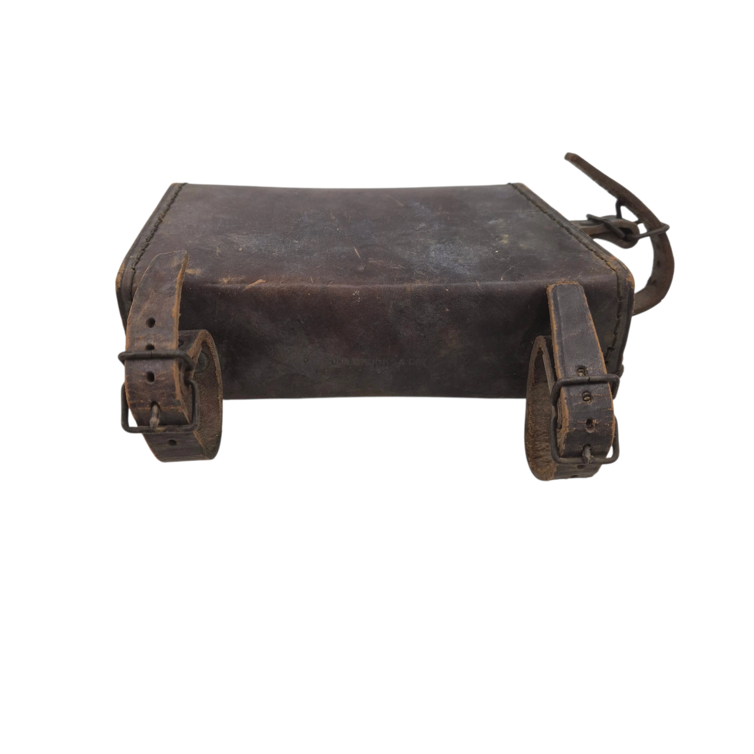 British Army Bicycle Leather Tool Pouch - BROOKS 1943 - Image 6