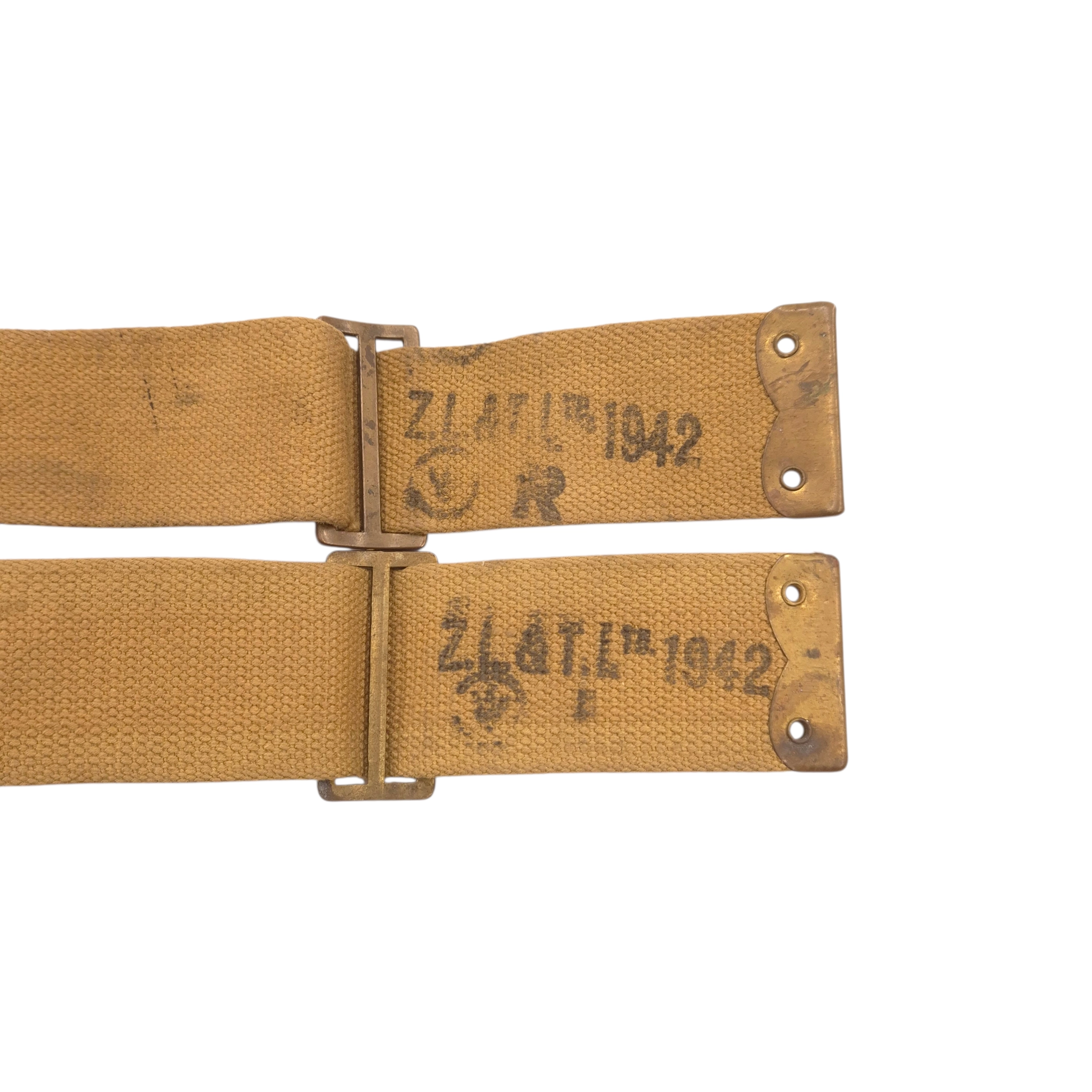 Canadian P37 Web L-Straps - ZL&T 1942 - Image 2