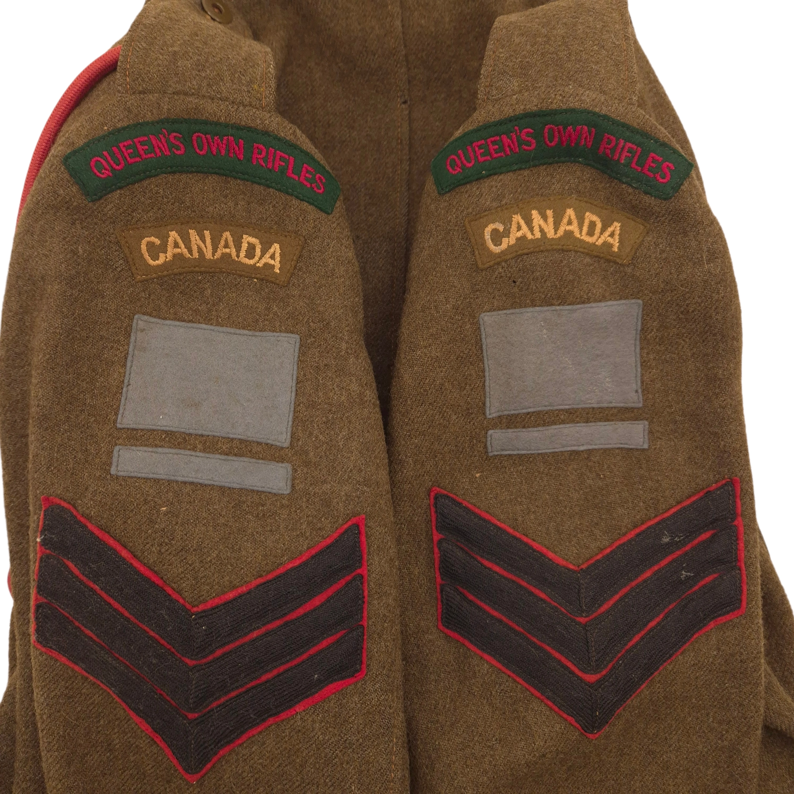 Queen's Own Rifles of Canada - Battle Dress Jacket, Trousers and Belt - Image 4