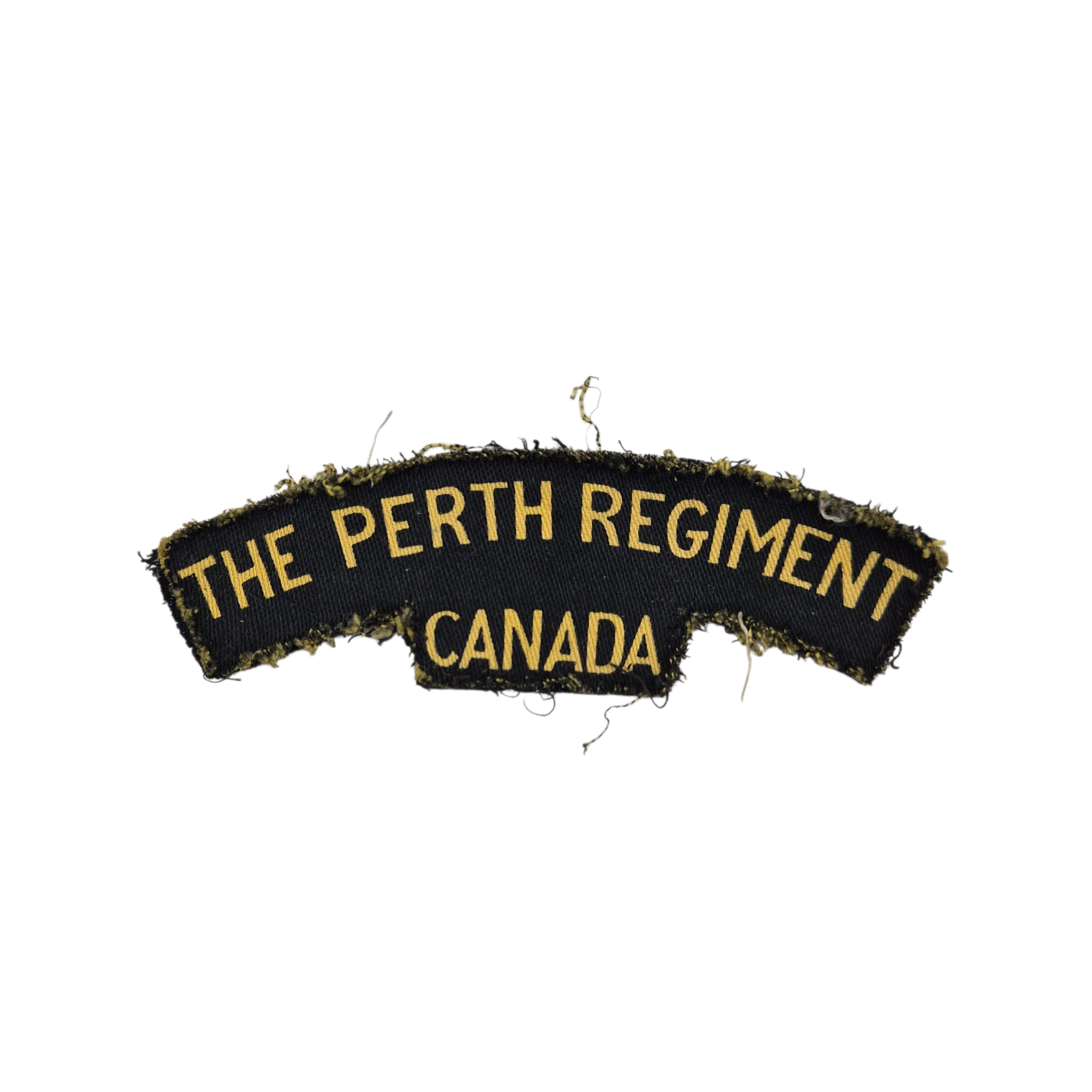 Perth Regiment - Printed shoulder title