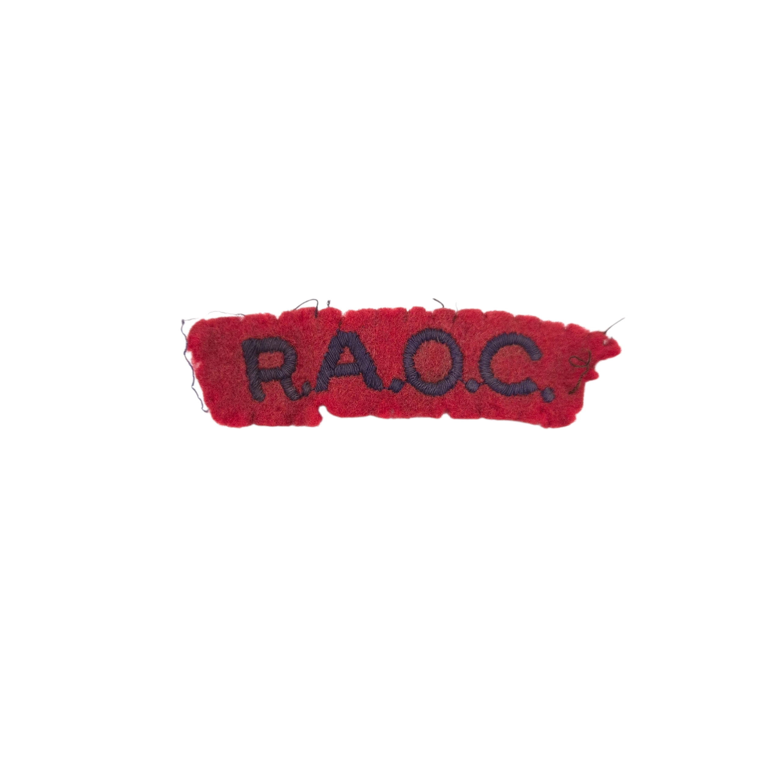 RAOC - Embroidered shoulder title