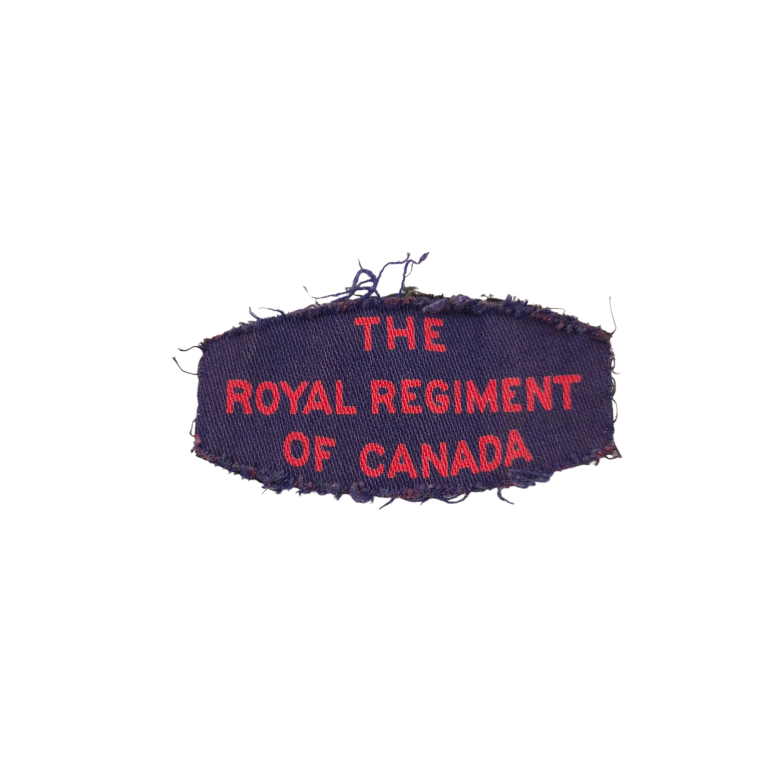 Royal Regiment of Canada - Printed shoulder title