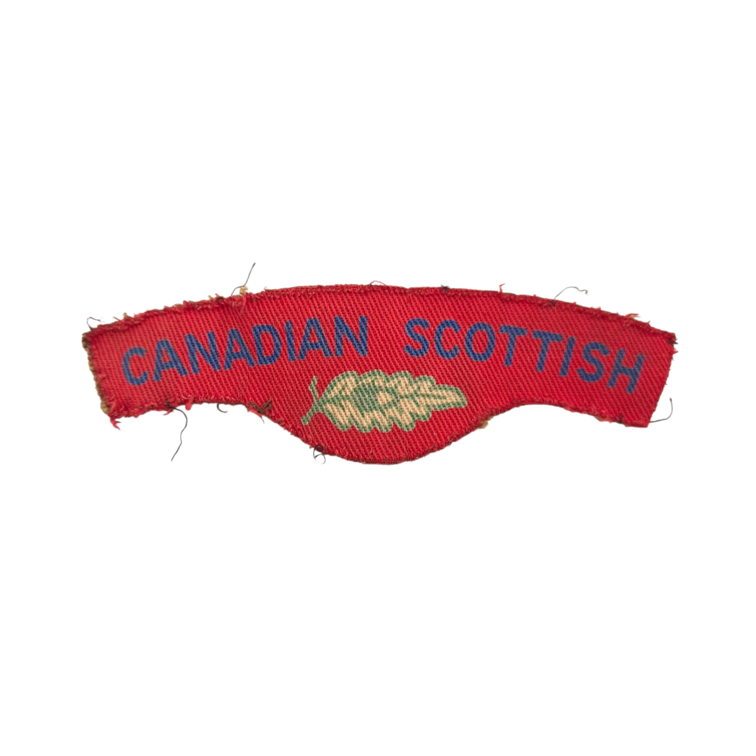 Canadian Scottish Regiment - Printed shoulder title