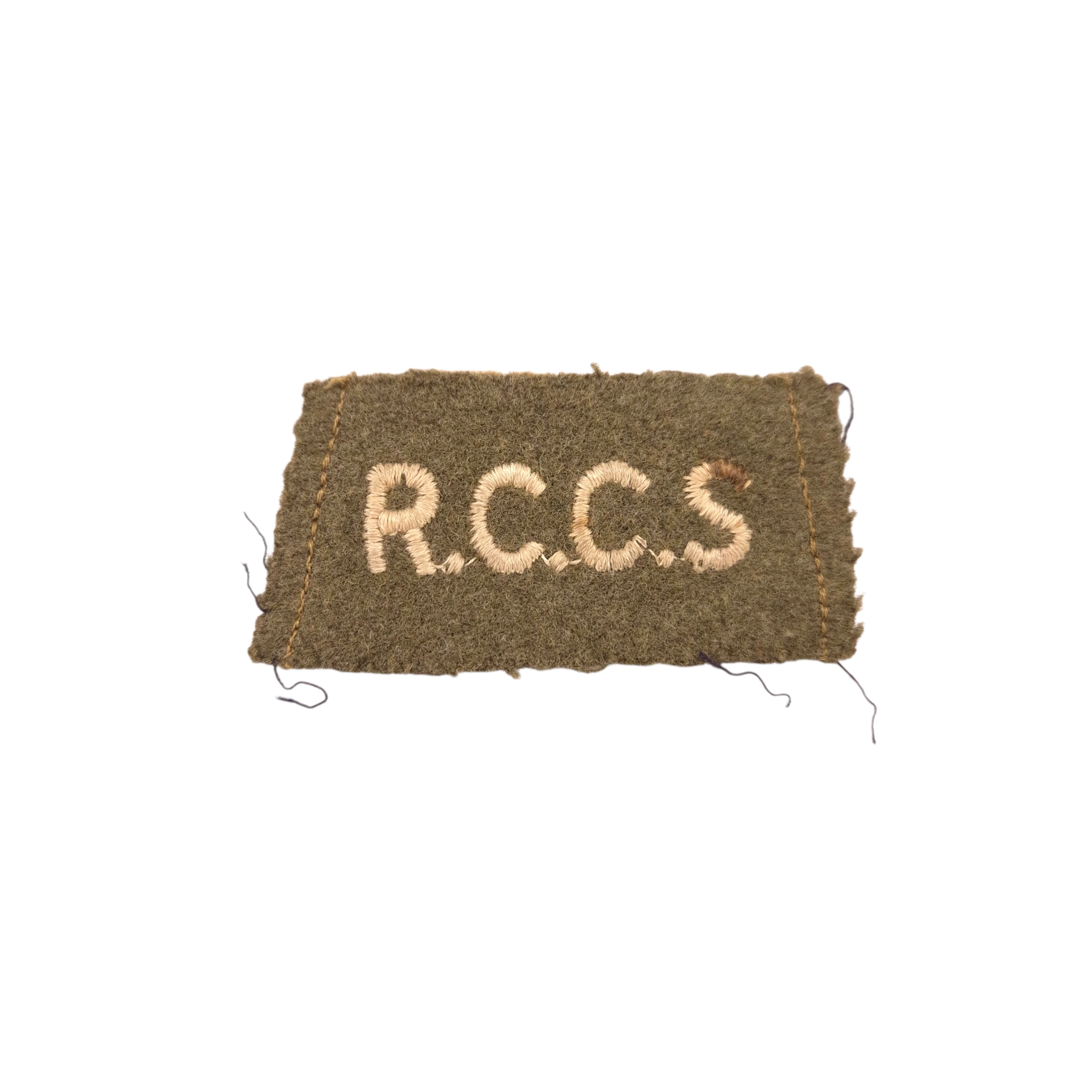Royal Canadian Corps of Signals - Embroidered shoulder title