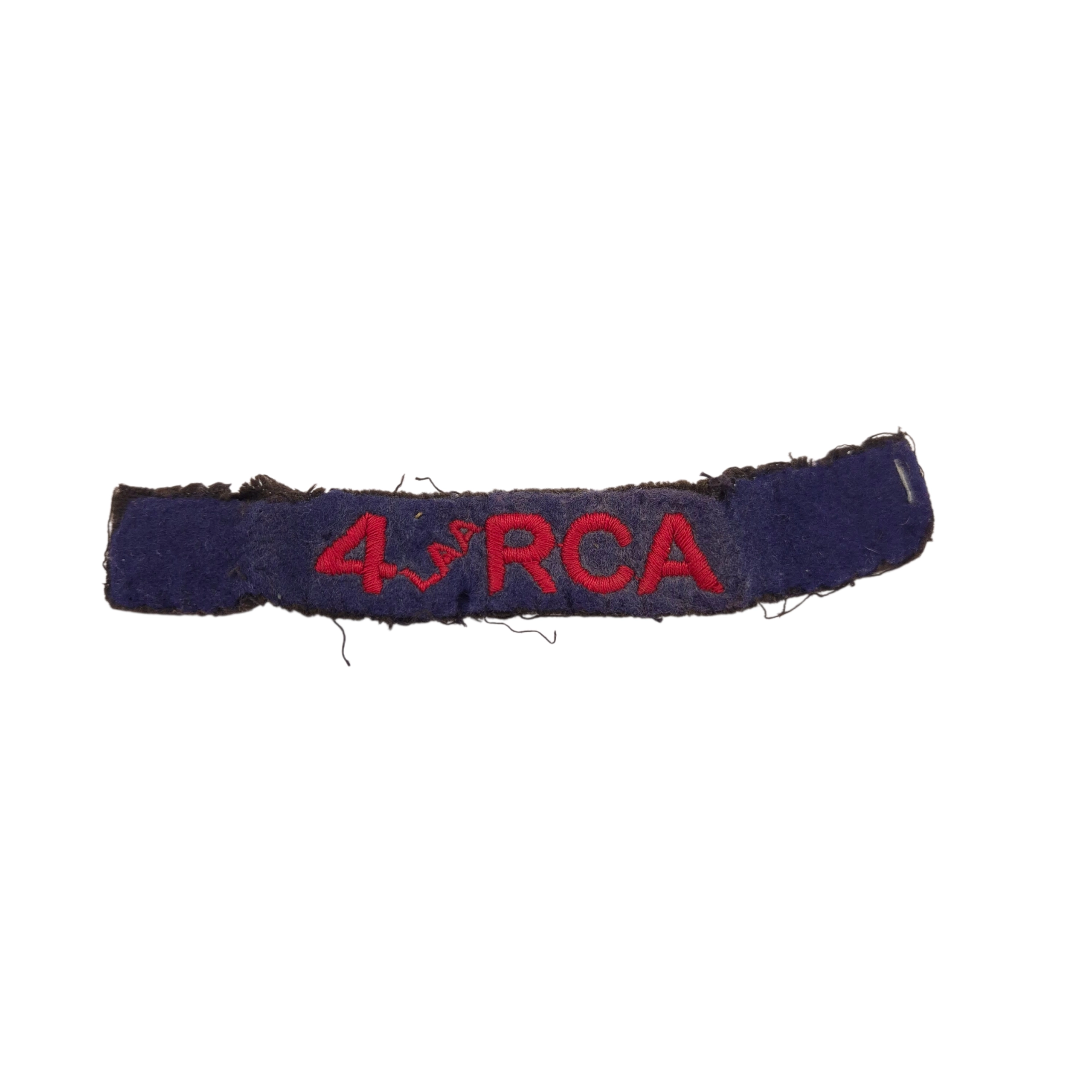 4th LAA RCA - Embroidered shoulder title