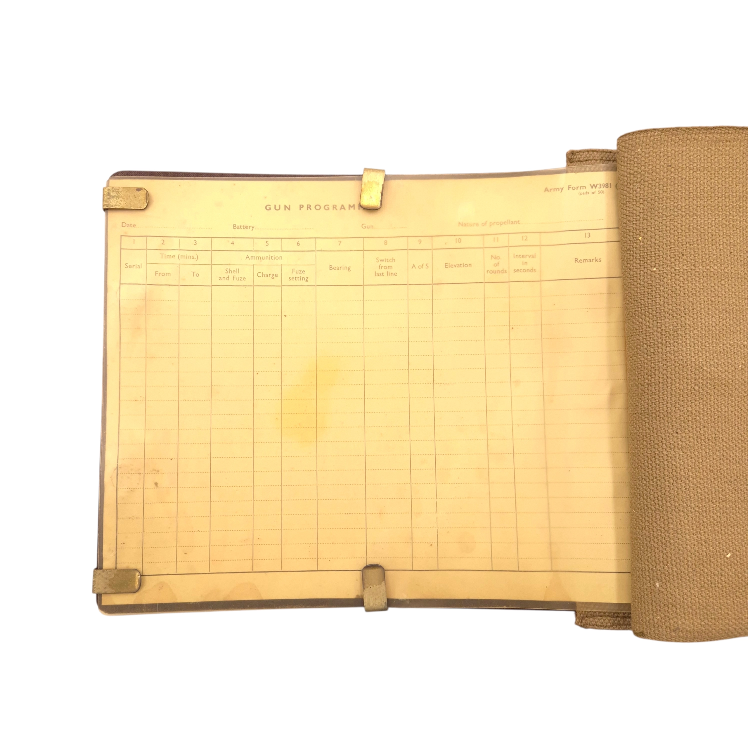 British P37 Map Case - Dated 1944 - Image 5