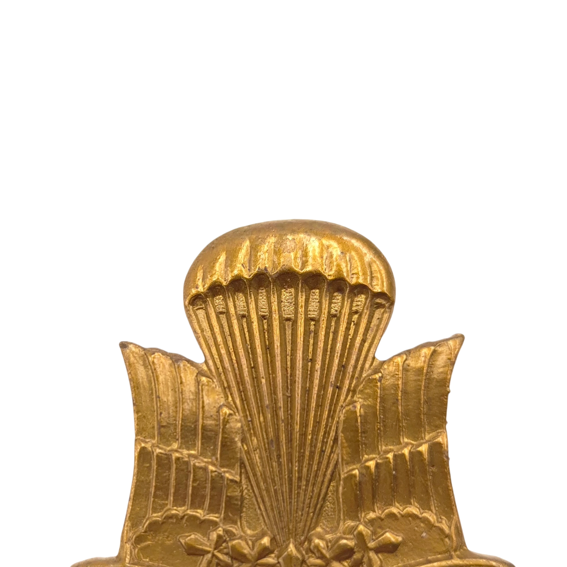 Canadian Parachute Corps brass - Cap badge - Image 2