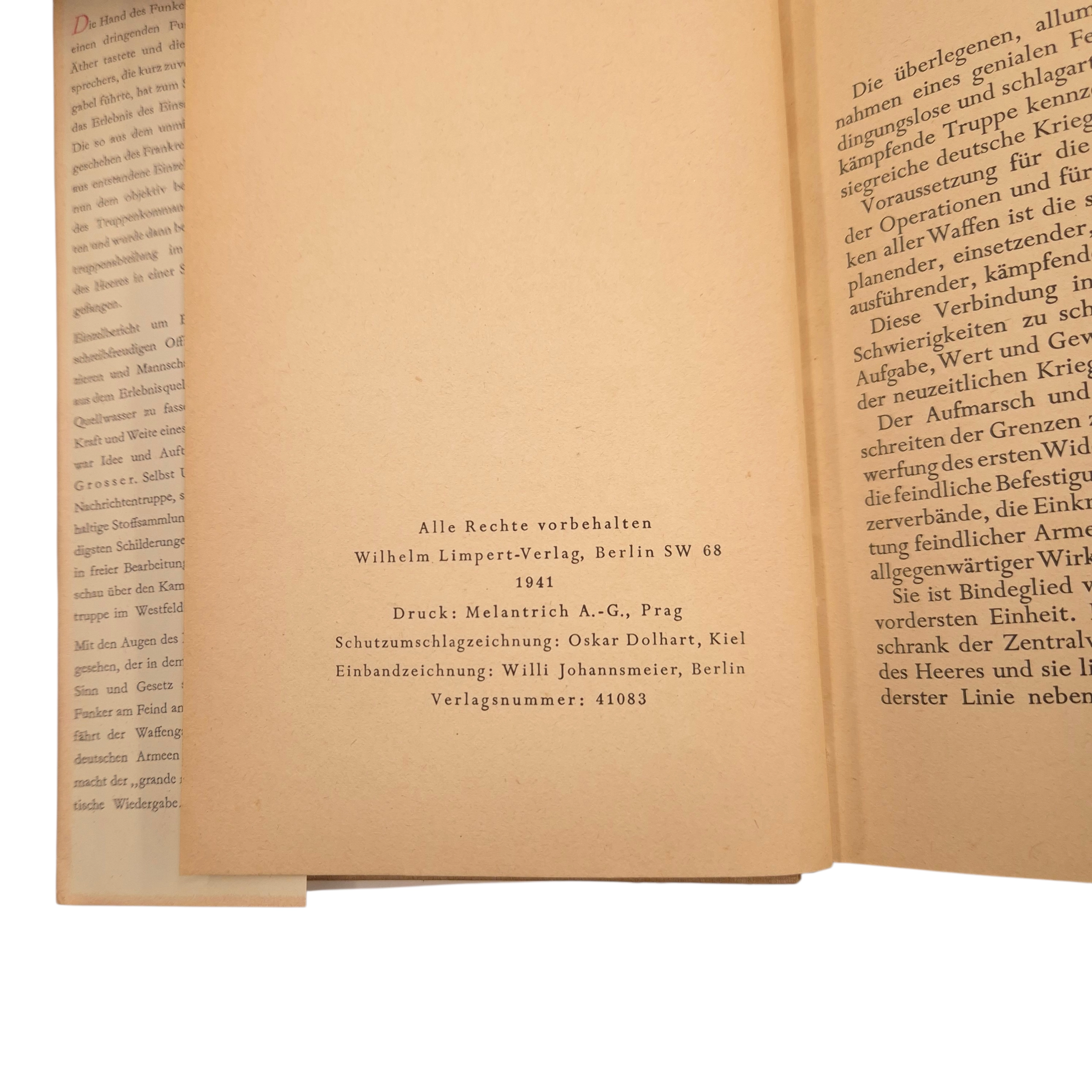 German Book 'Funker am Feind Signals' (1941) - Image 3