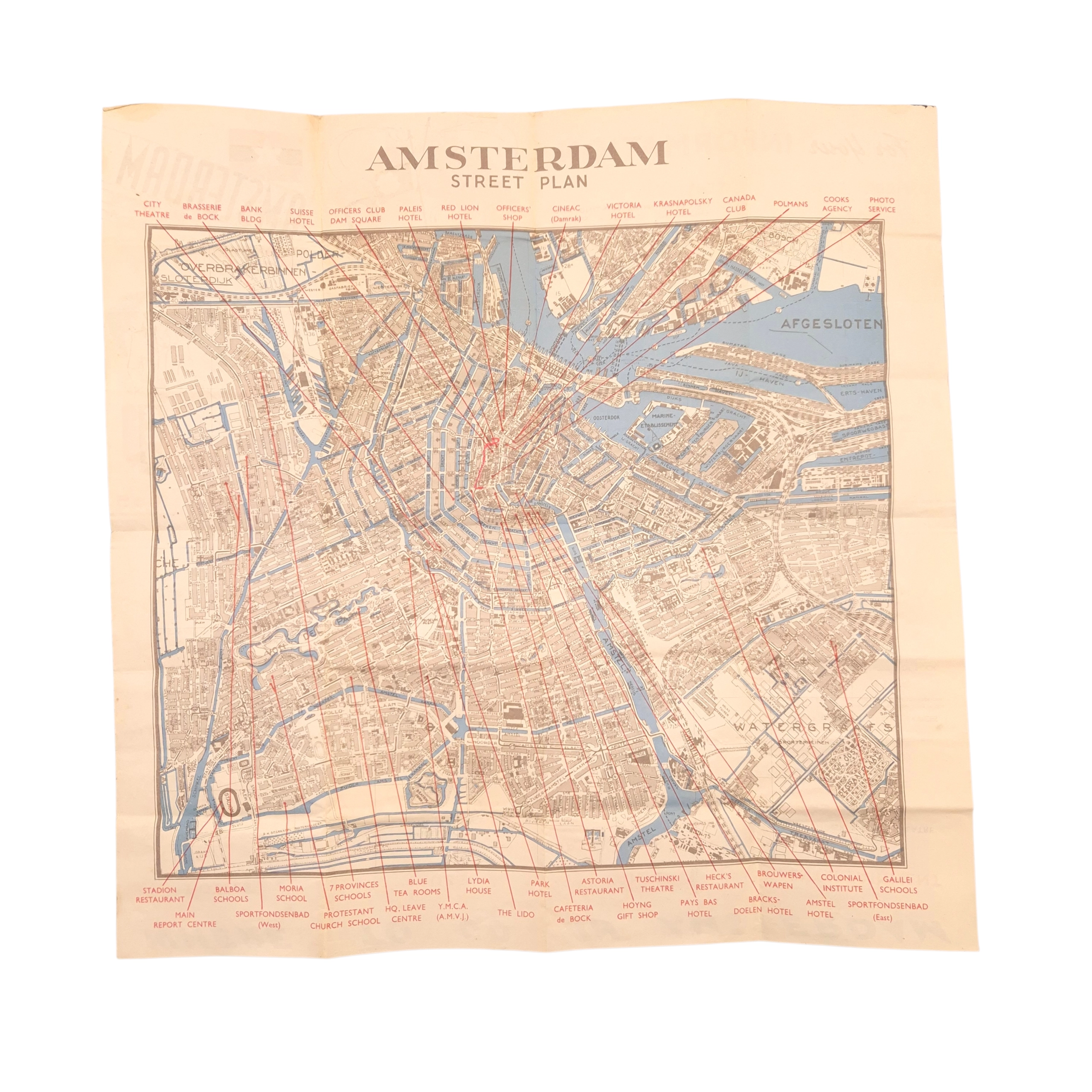 1945 Amsterdam Continental Leave Centre Guide – Canadian Army - Image 2