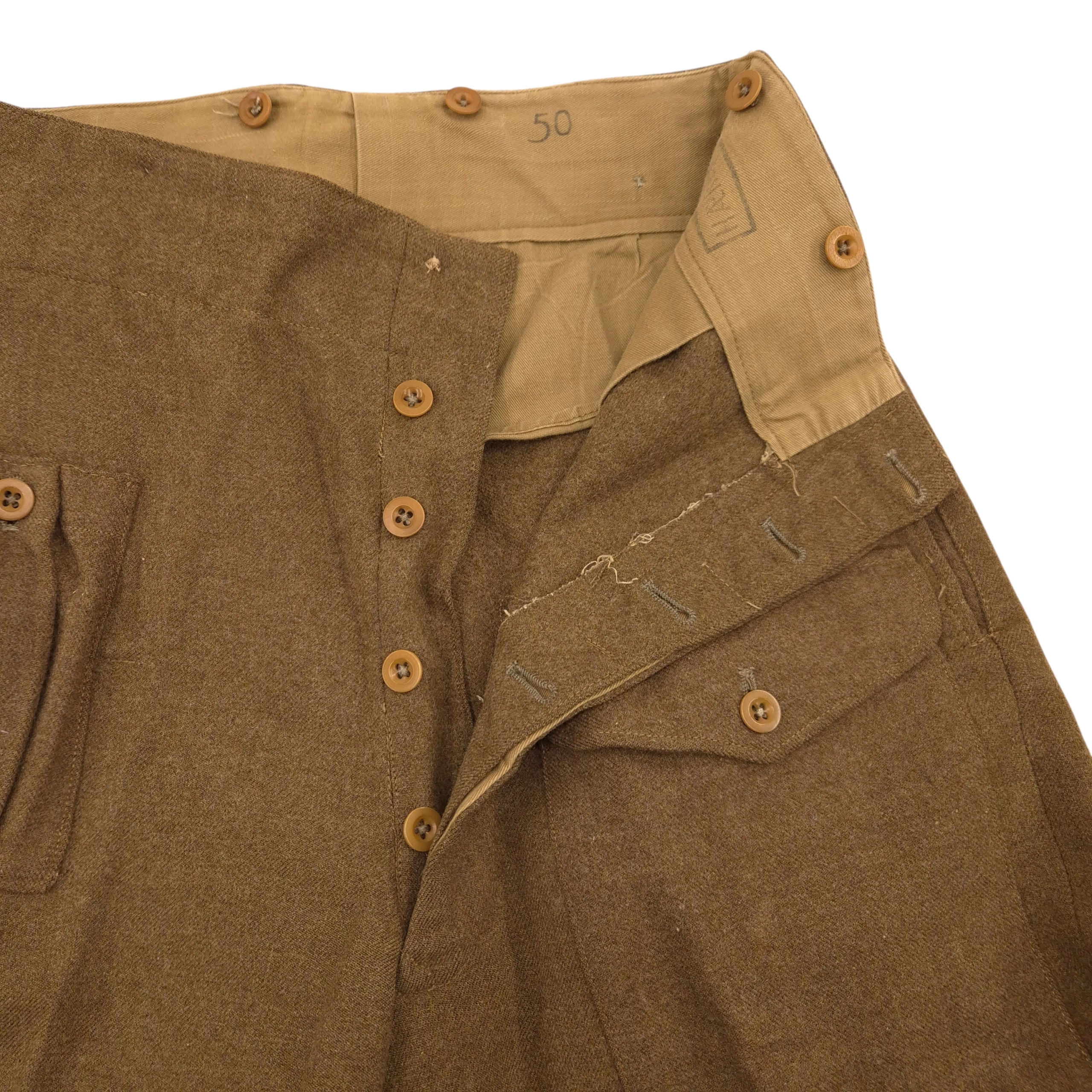 British P40 Battle Dress Trousers - Image 7