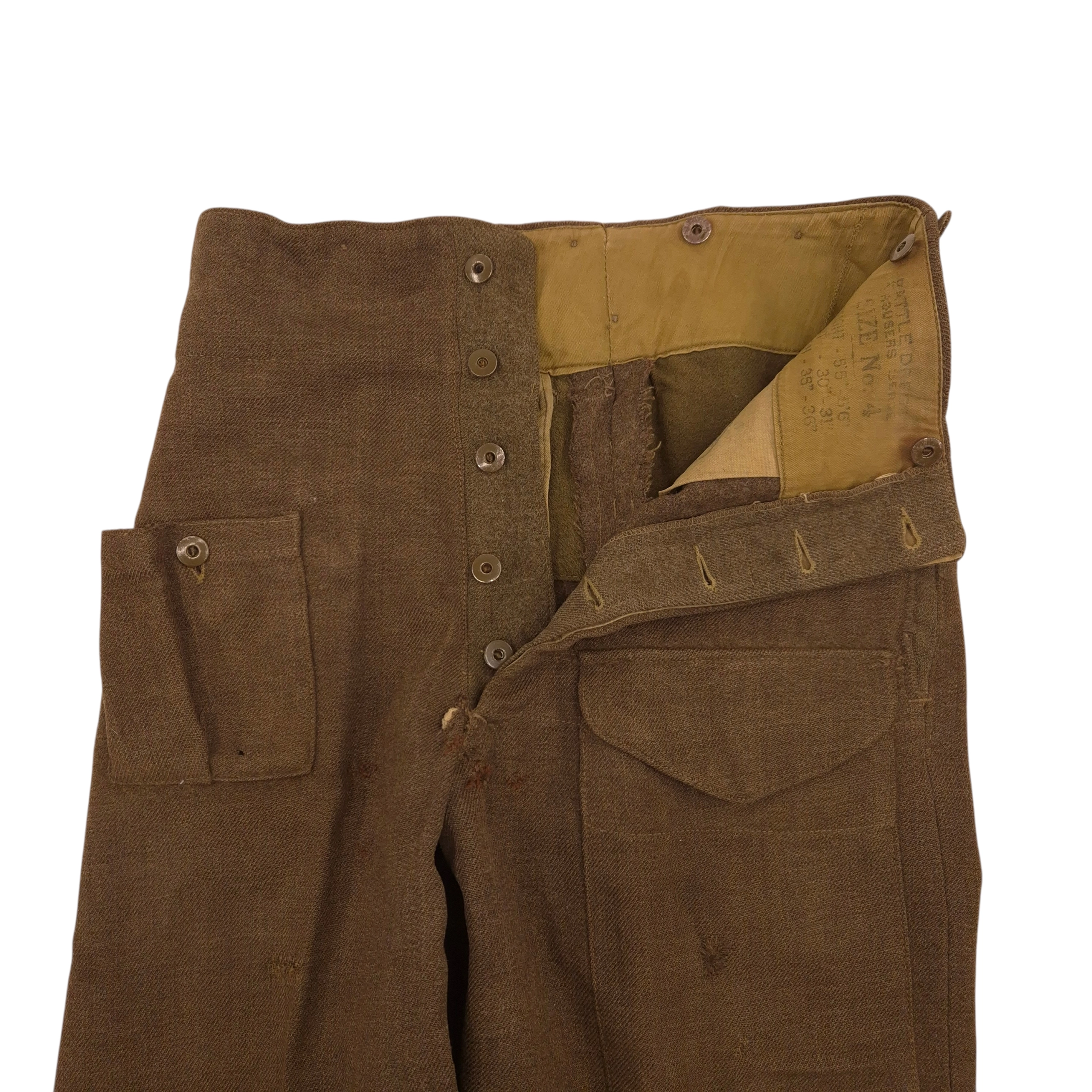 Canadian P37 Battle Dress Trousers - 1945 - Image 6