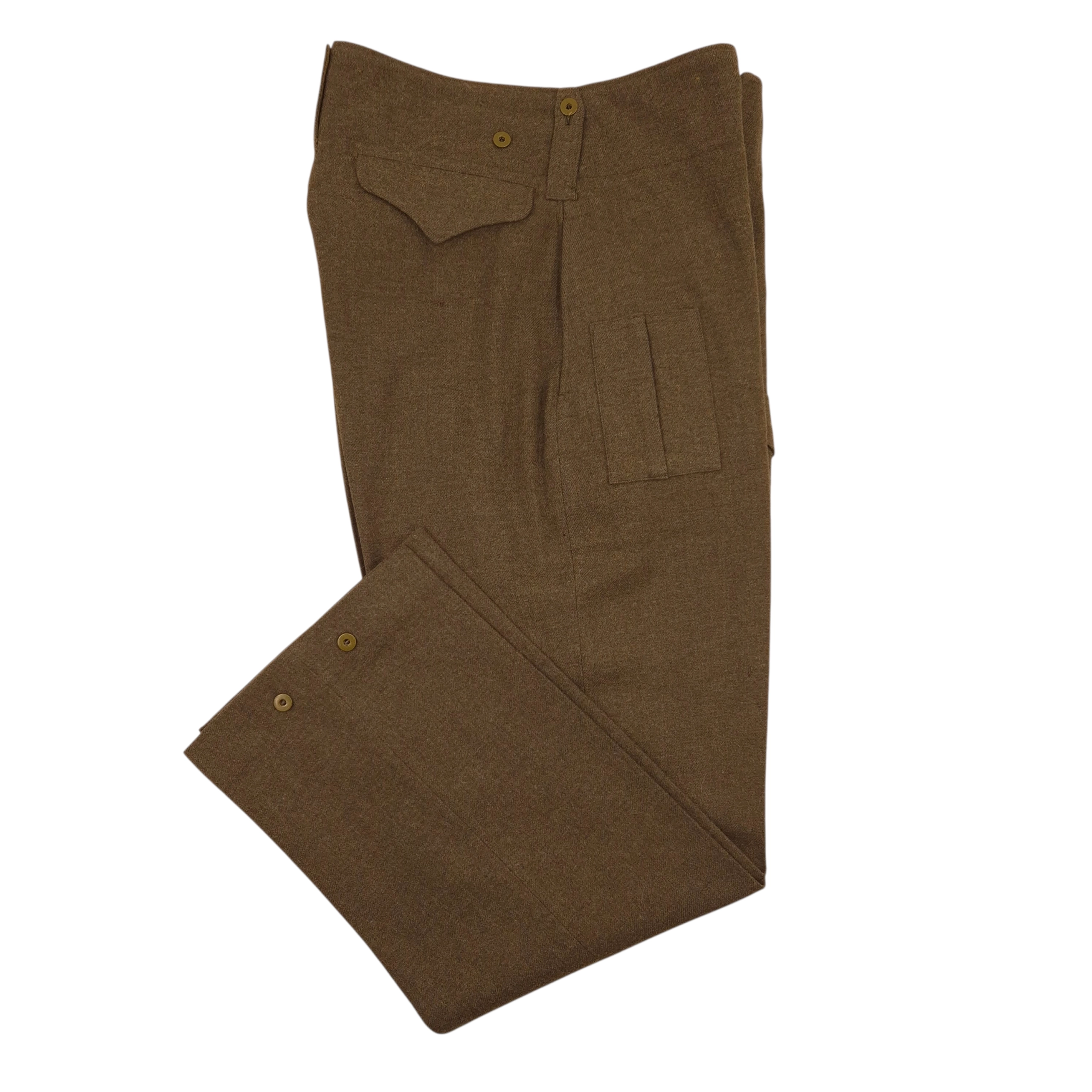 Canadian P37 Battle Dress Trousers - 1940 - Image 3