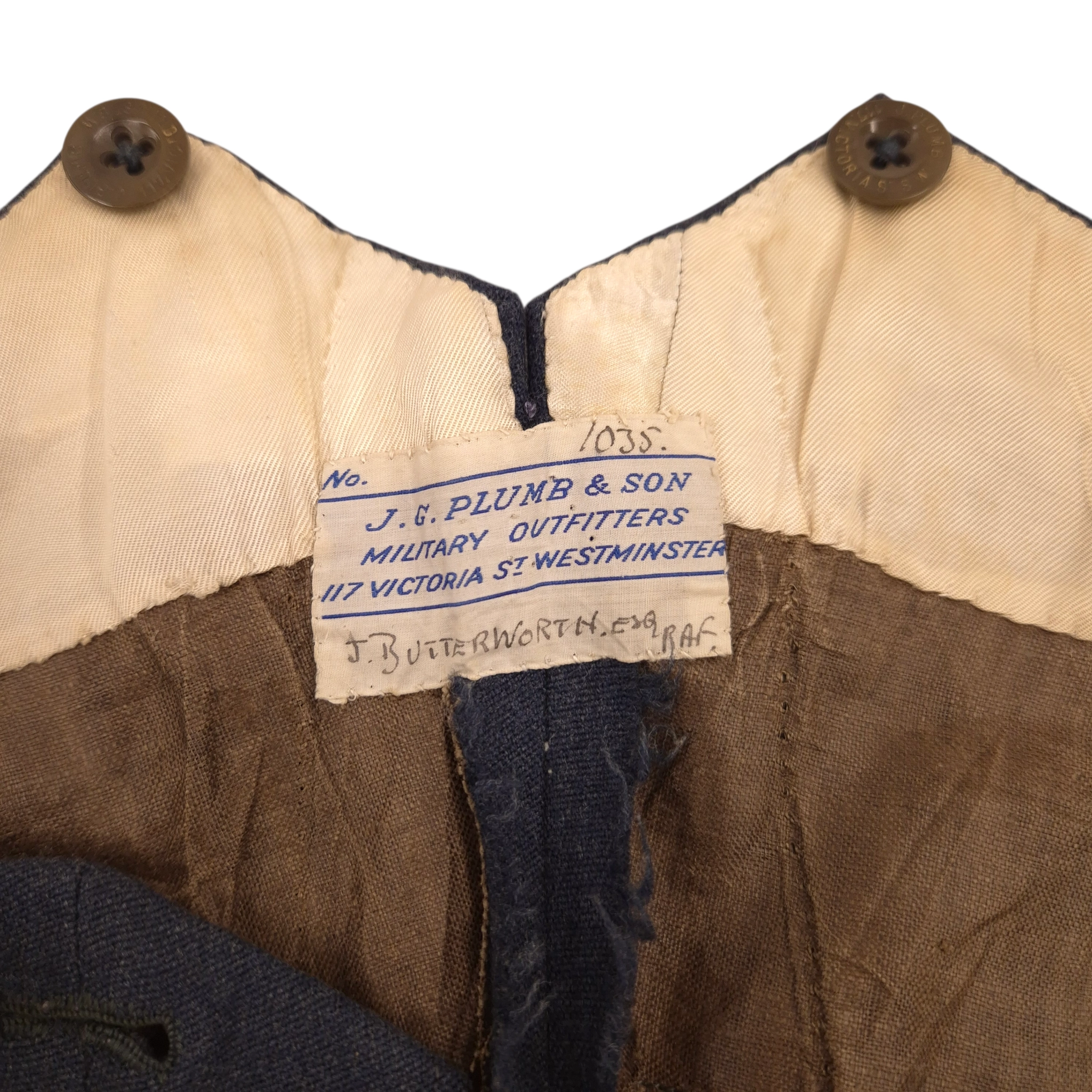 RAF Service Dress jacket and trousers - J. Butterworth - Image 9