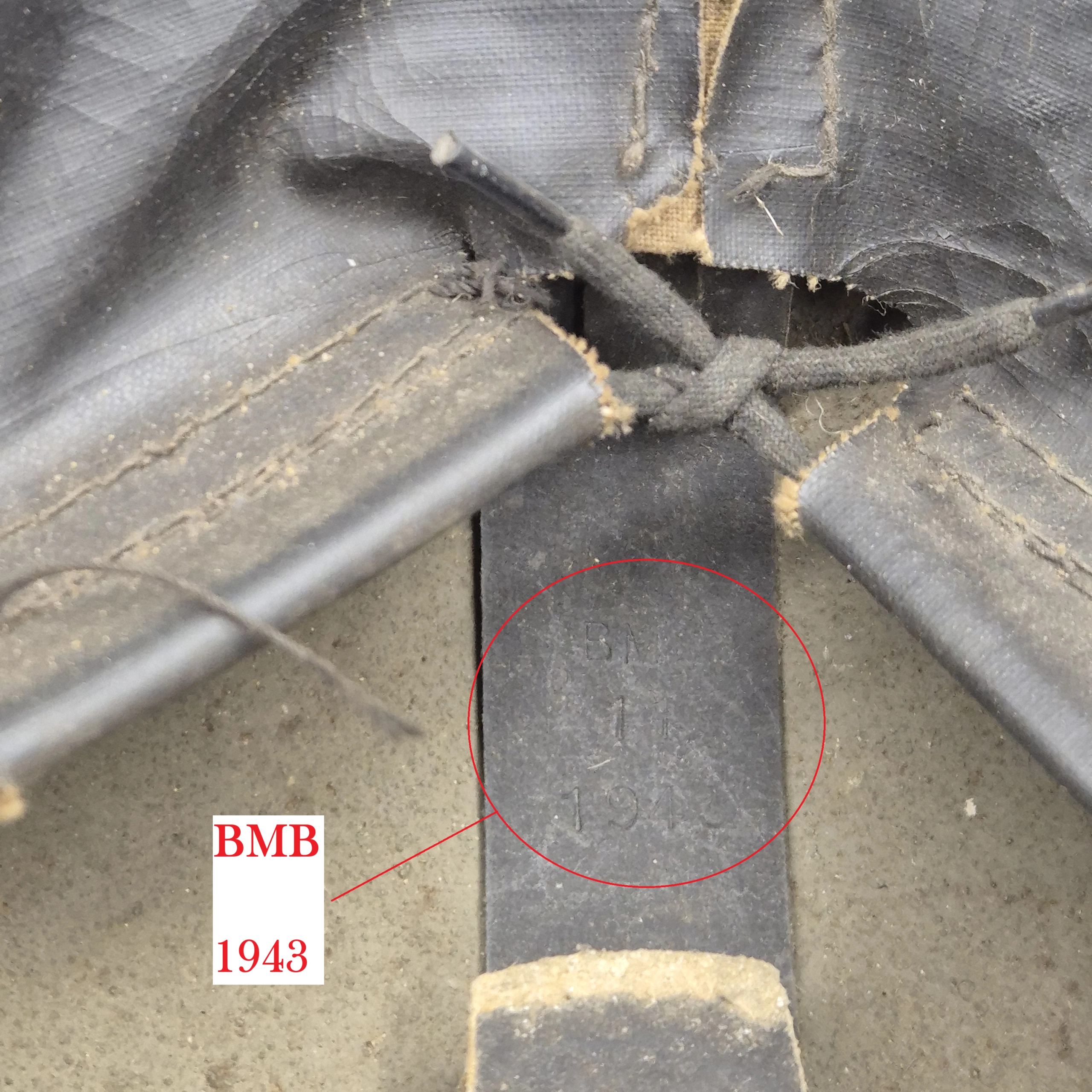 British MkII helmet with original camouflage net - Image 8