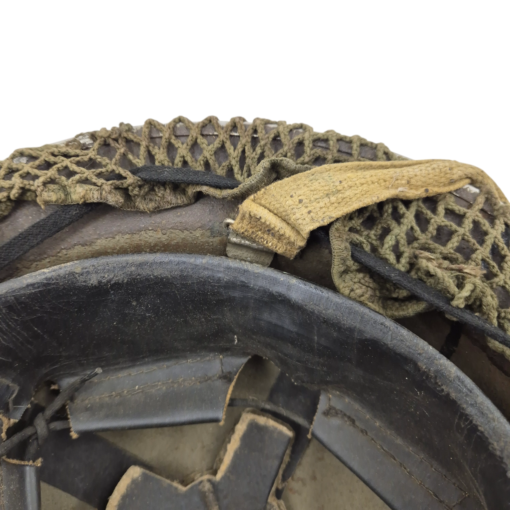 British MkII helmet with original camouflage net - Image 10