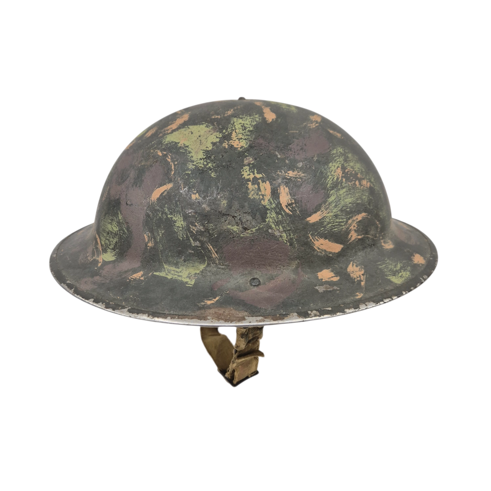 British MkII Camouflage Helmet - F&L 1940