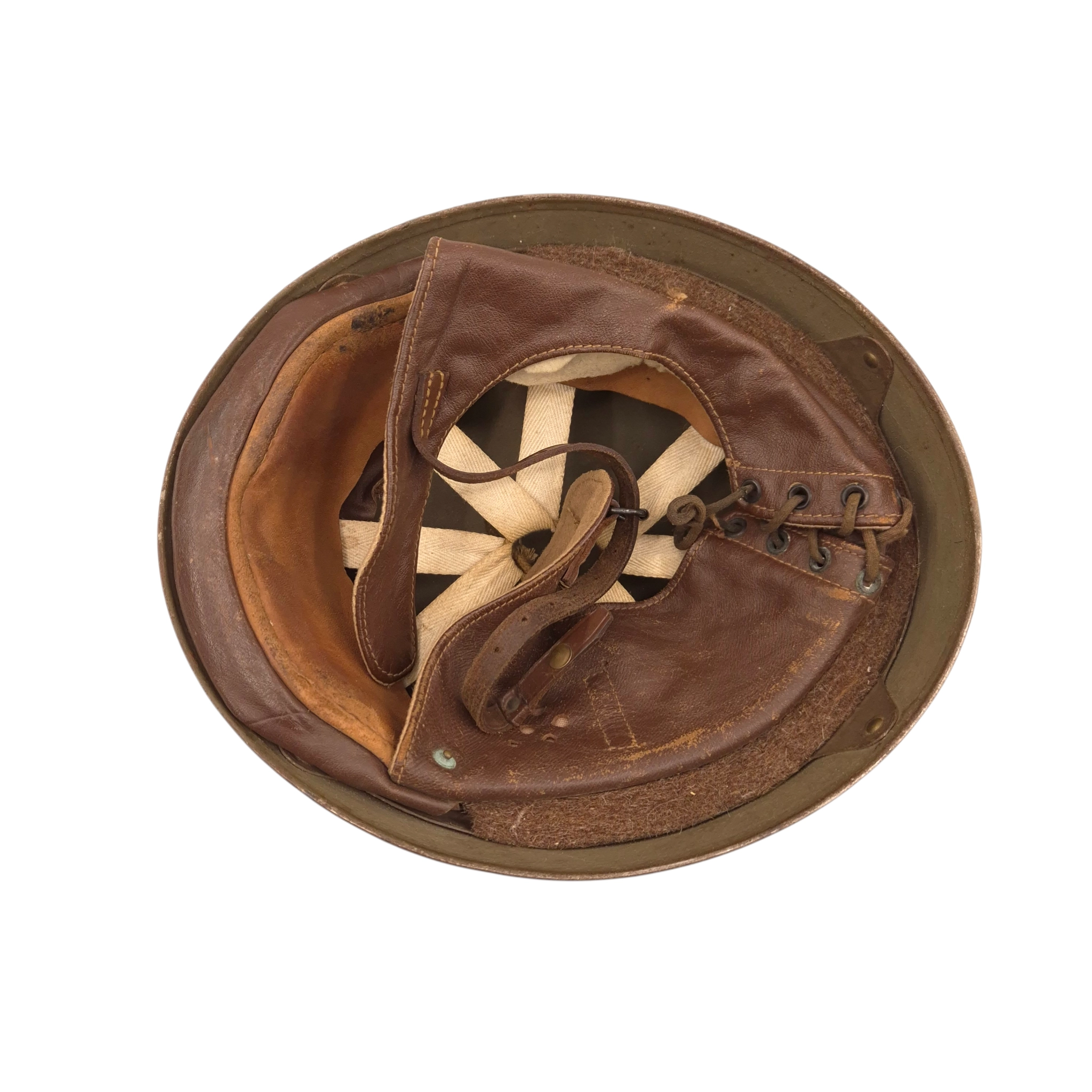 British Motorcyclists’ “Dispatch Rider” helmet - 1942 - Image 2