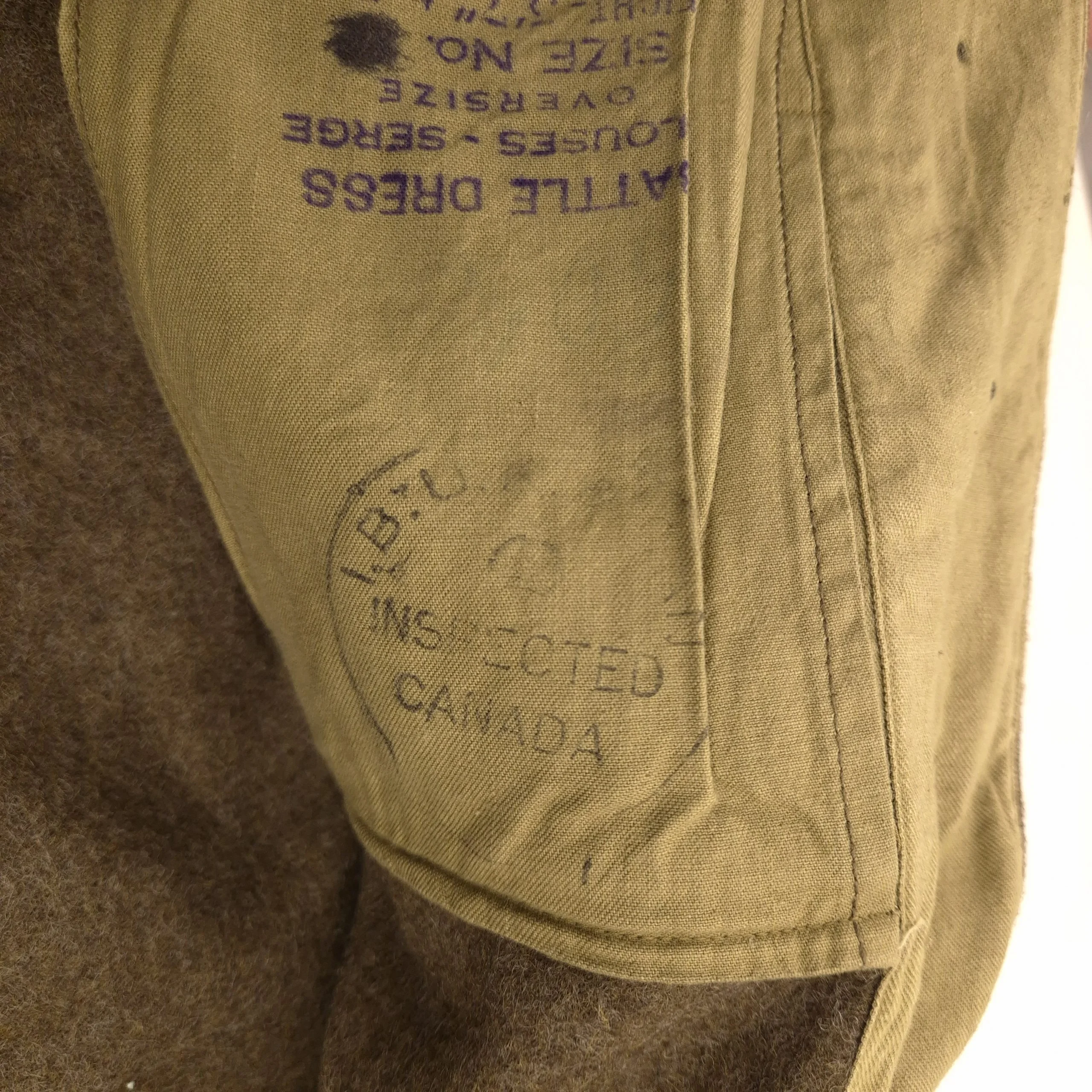 Canadian P37 Battle Dress Blouse - January 1945 - Image 7