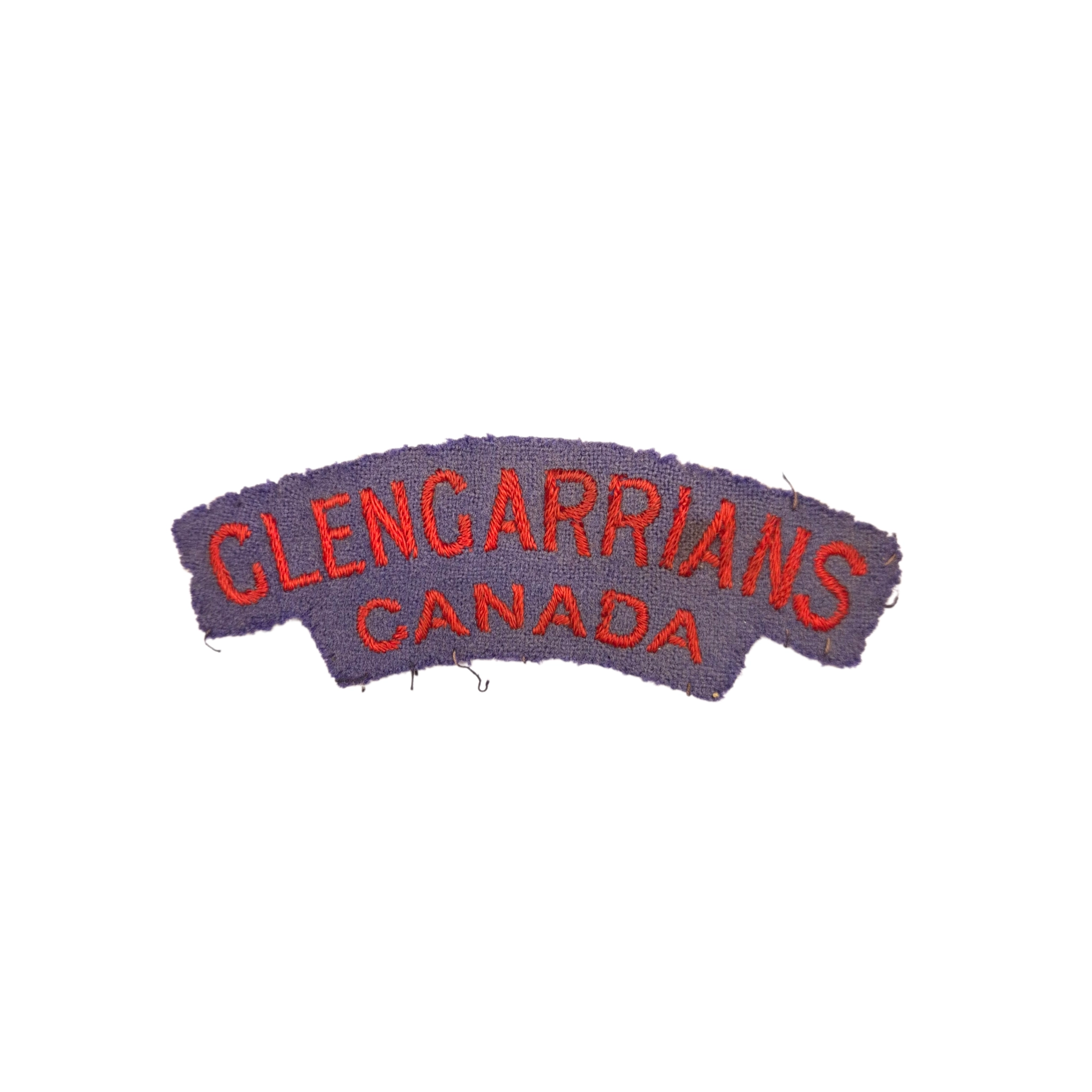 Stormont Dundas & Glengarry Highlanders (SDG) - Embroidered shoulder title
