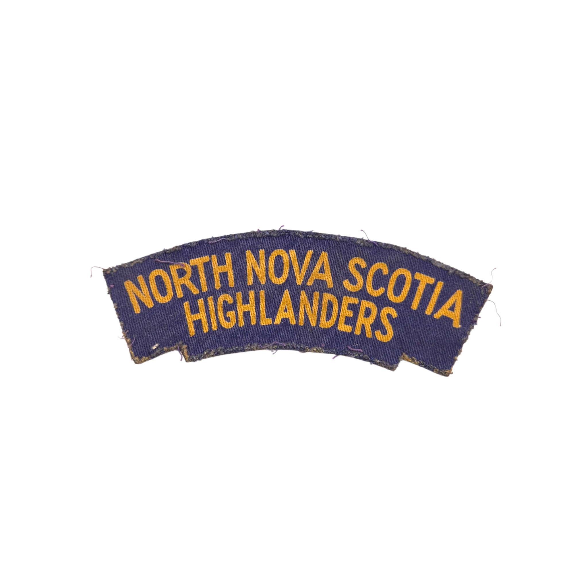 North Nova Scotia Highlanders - Printed shoulder title