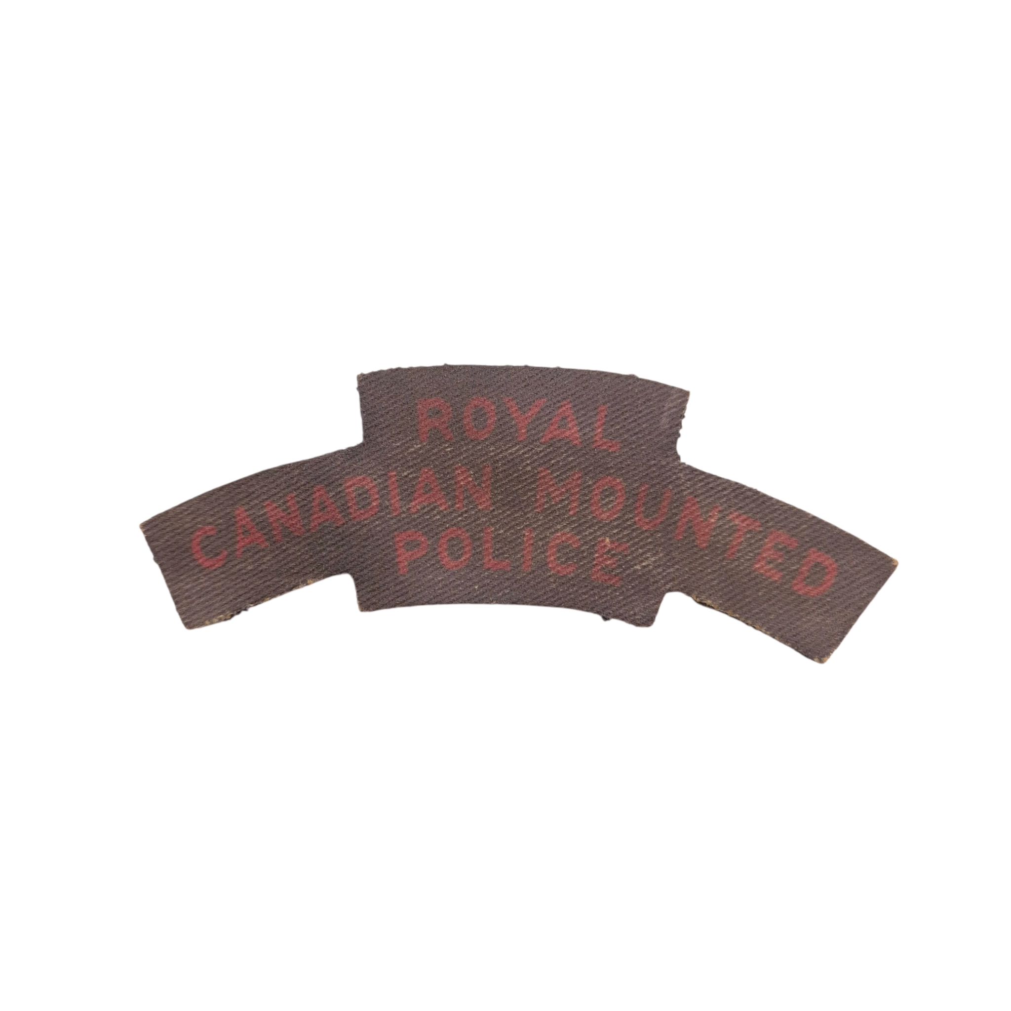 Royal Canadian Mounted Police - Printed shoulder title