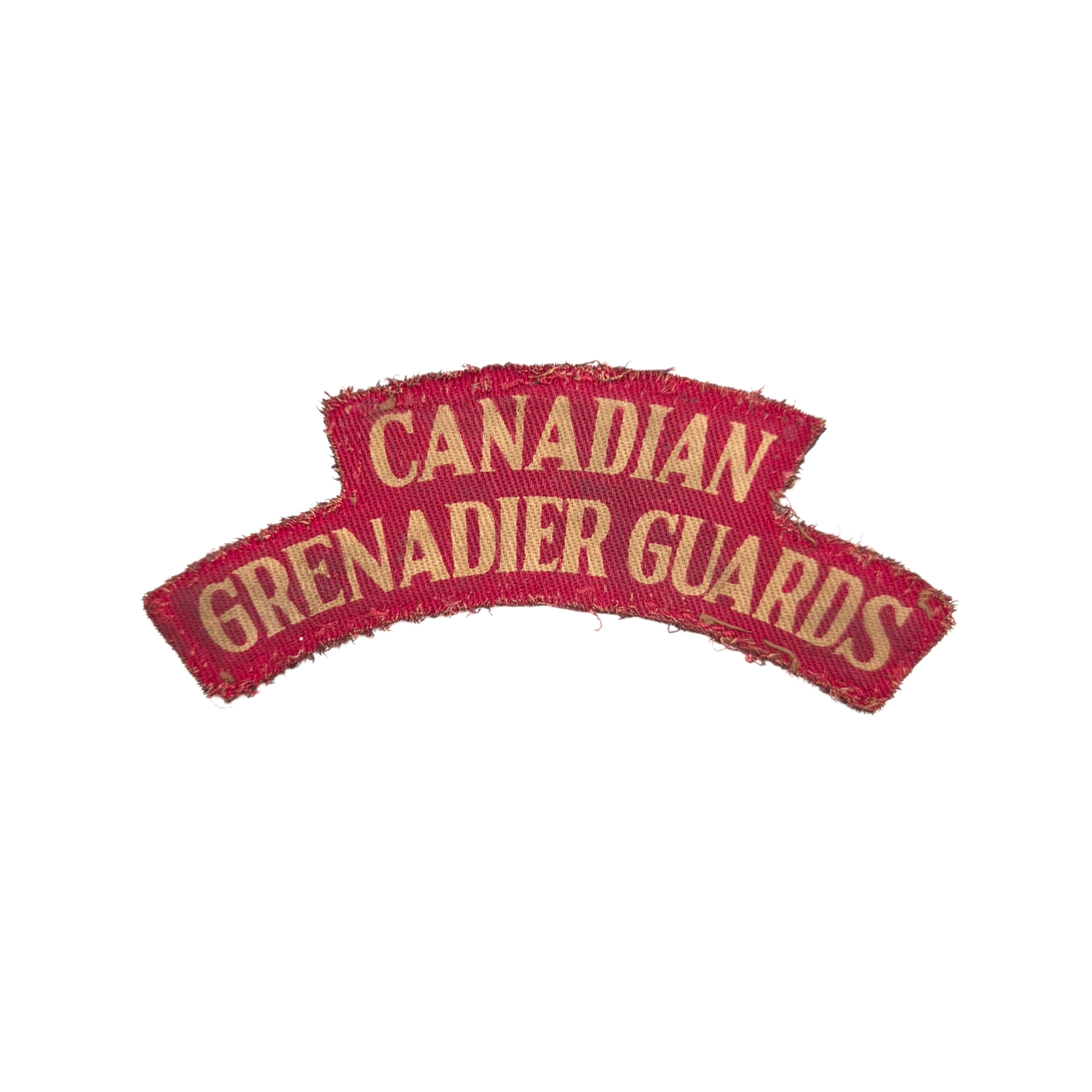 Canadian Grenadier Guards - Printed shoulder title