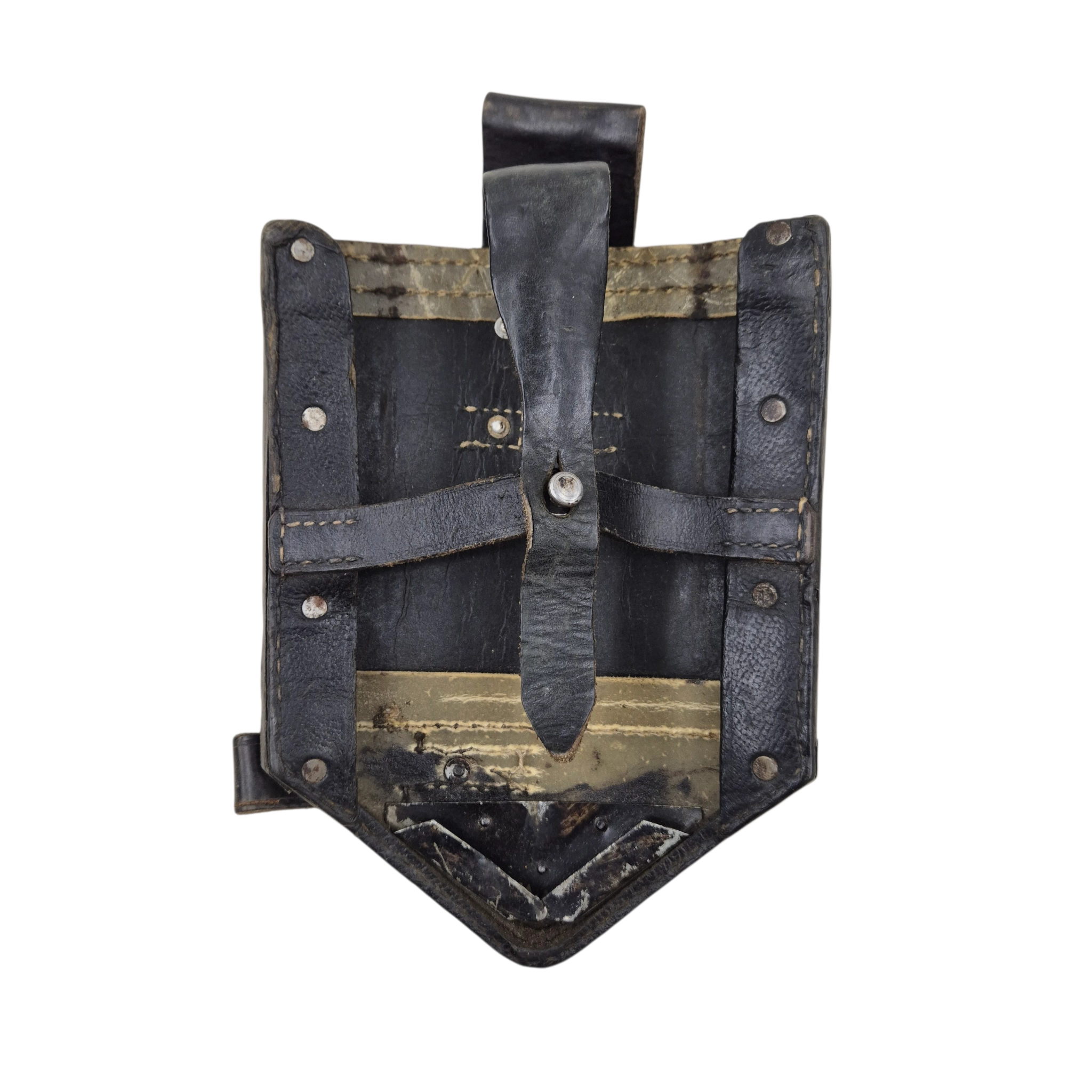 German Folding Shovel and Carrying Case - Image 5