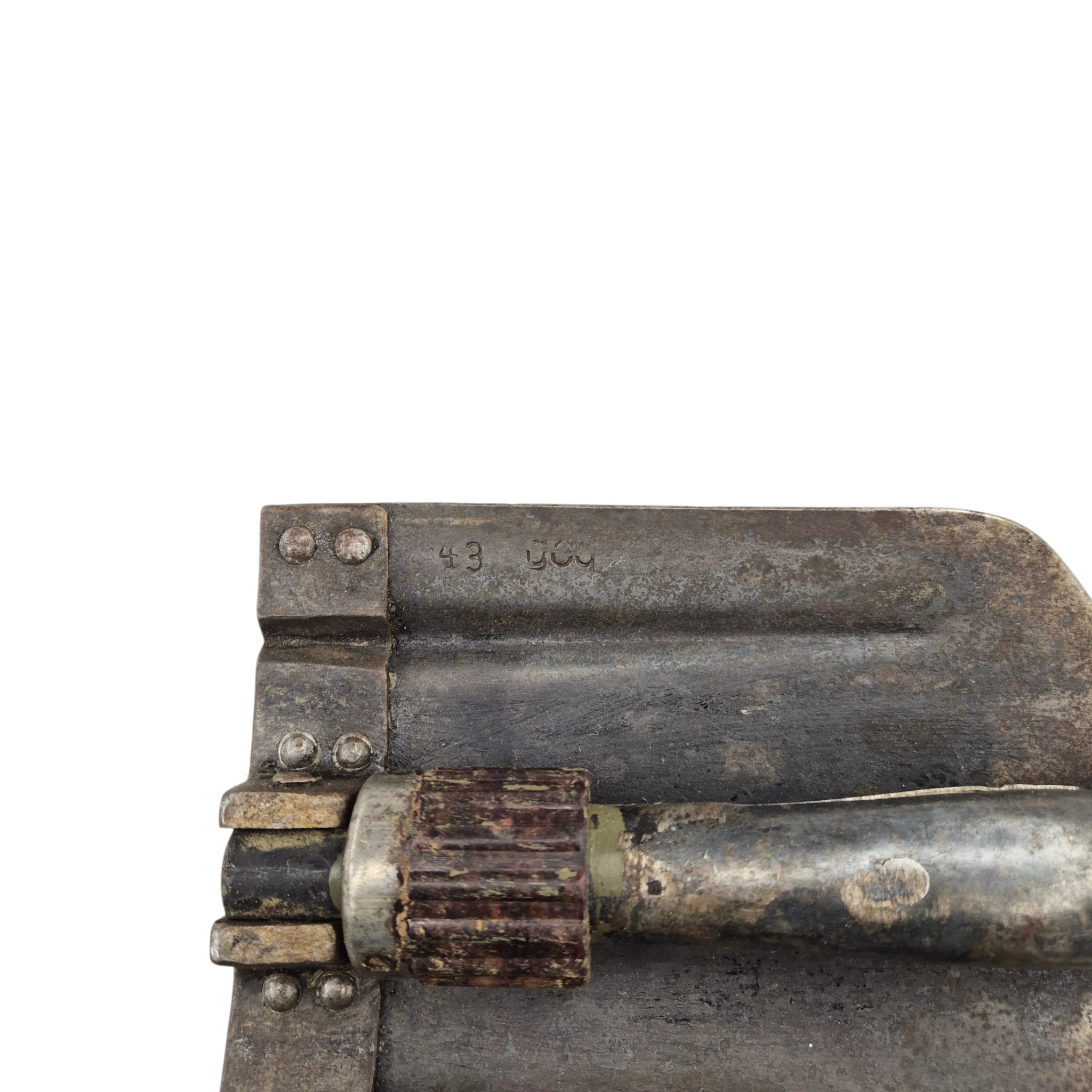 German Folding Shovel and Carrying Case - Image 11
