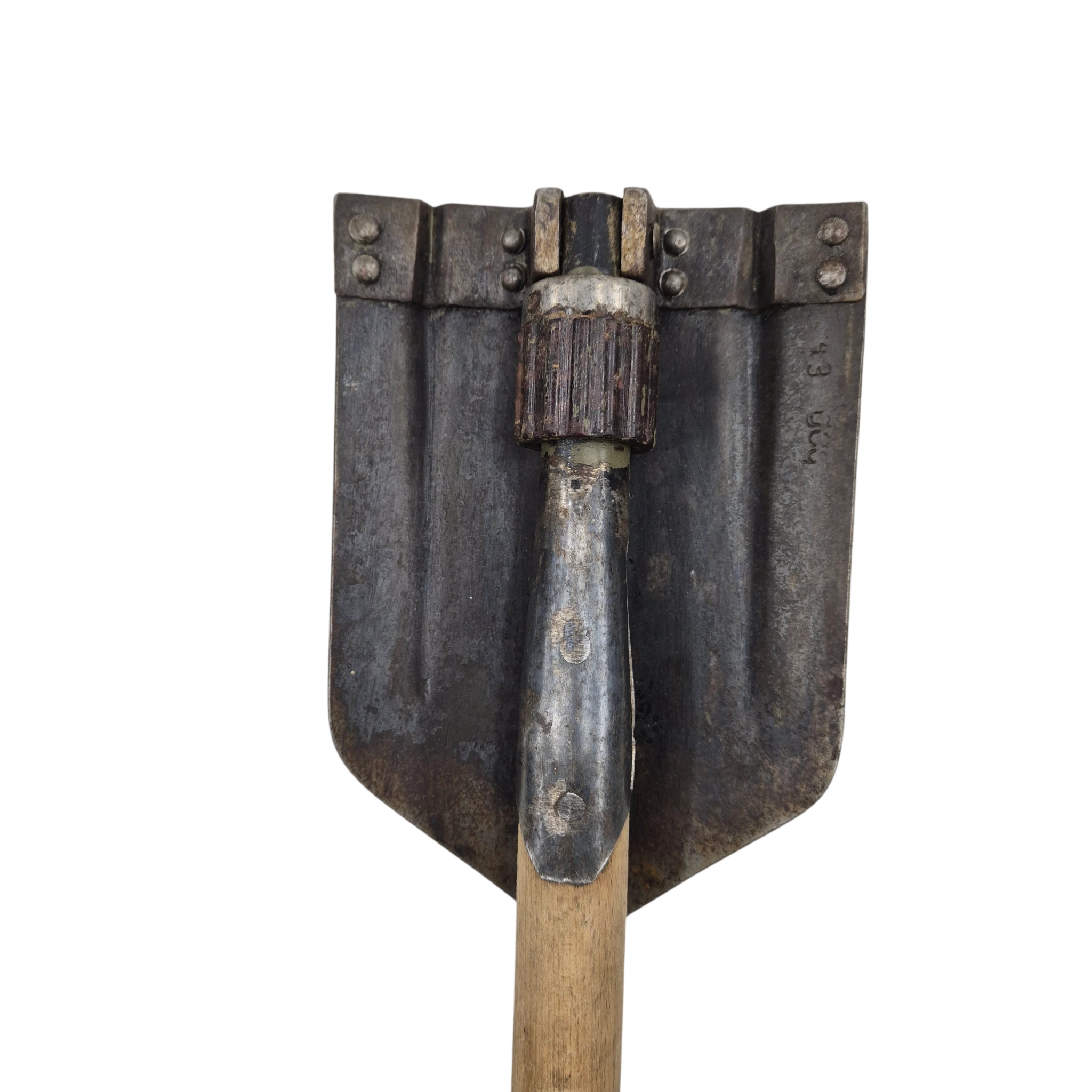 German Folding Shovel and Carrying Case - Image 10