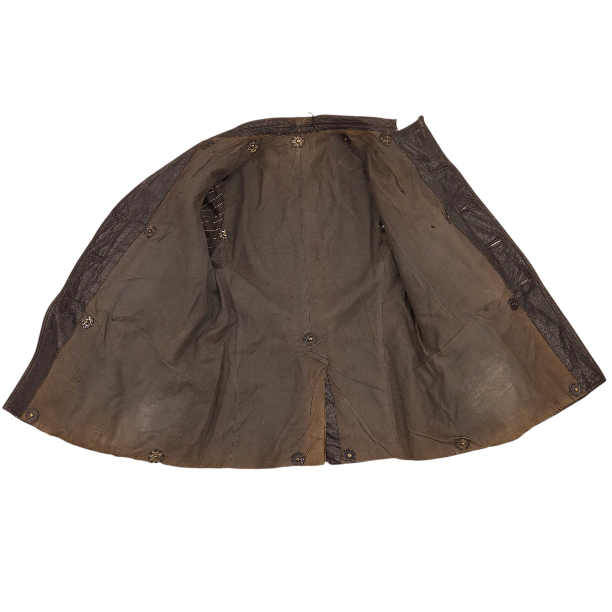 Dutch Motorcyclist’s Leather Jacket - 1939 - Image 3