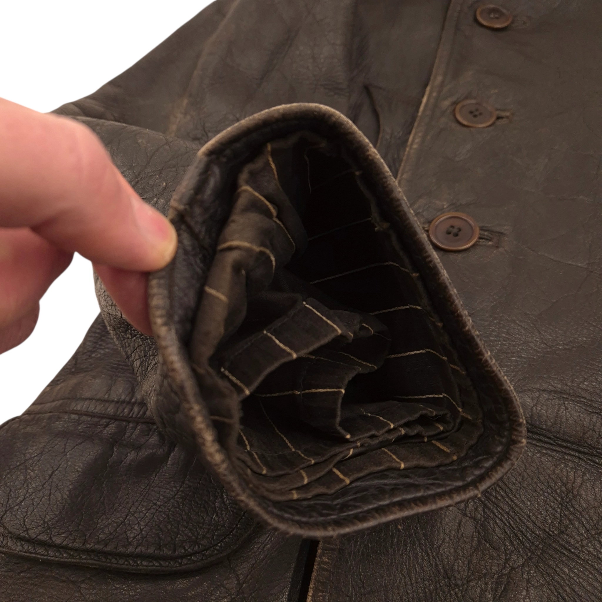 Dutch Motorcyclist’s Leather Jacket - 1939 - Image 8