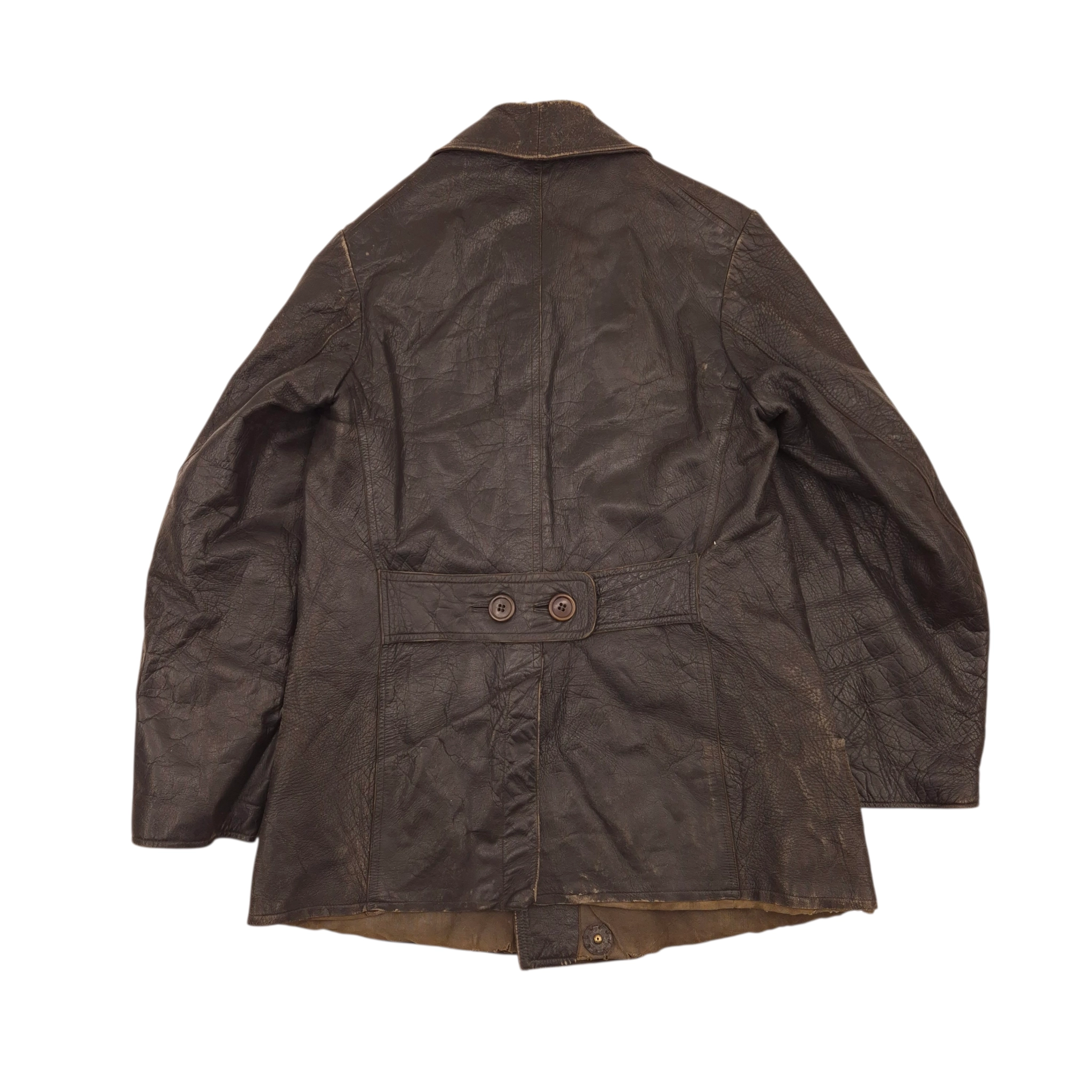 Dutch Motorcyclist’s Leather Jacket - 1939 - Image 2