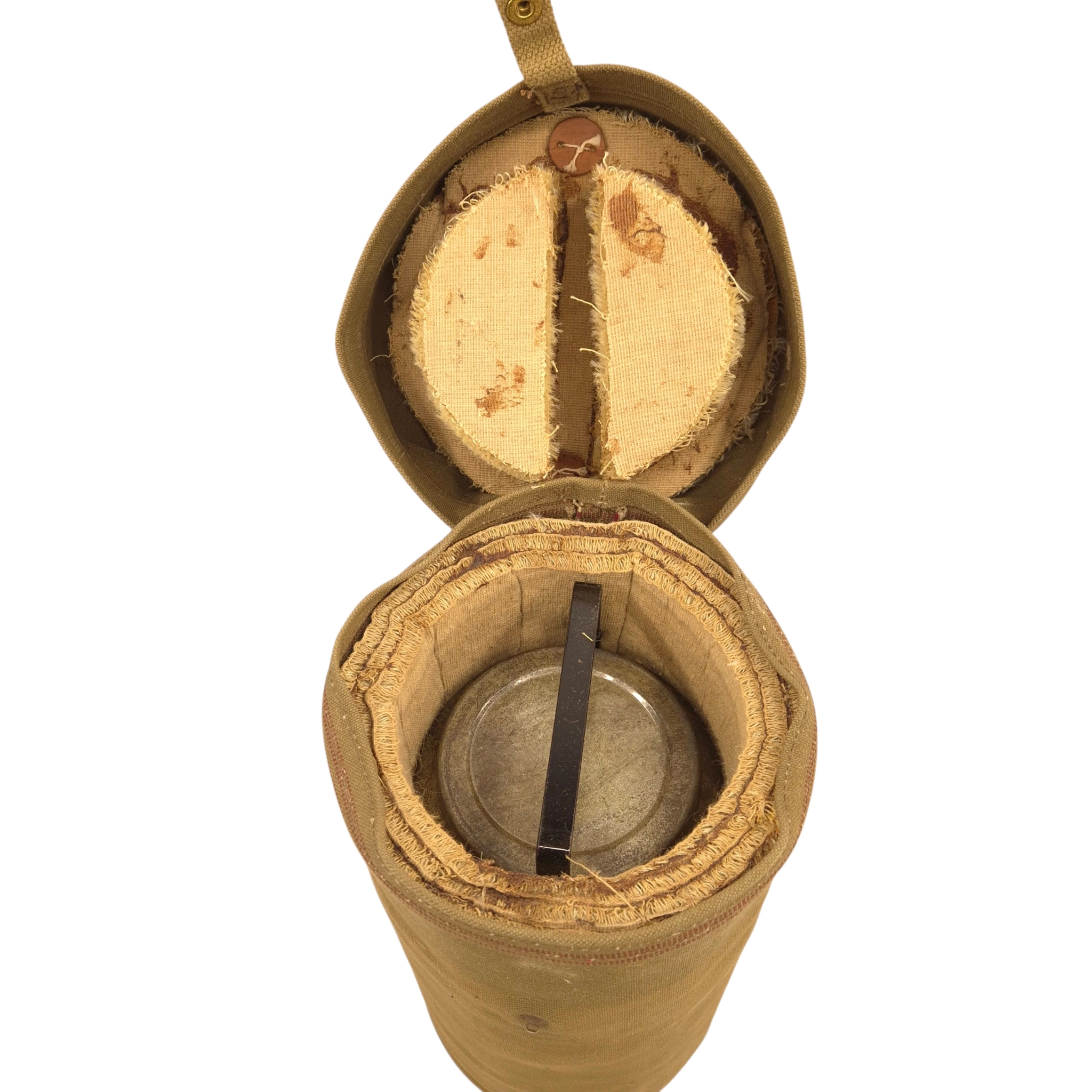 British (Airborne) Thermos Flask with Padded Webbing Case - Image 5