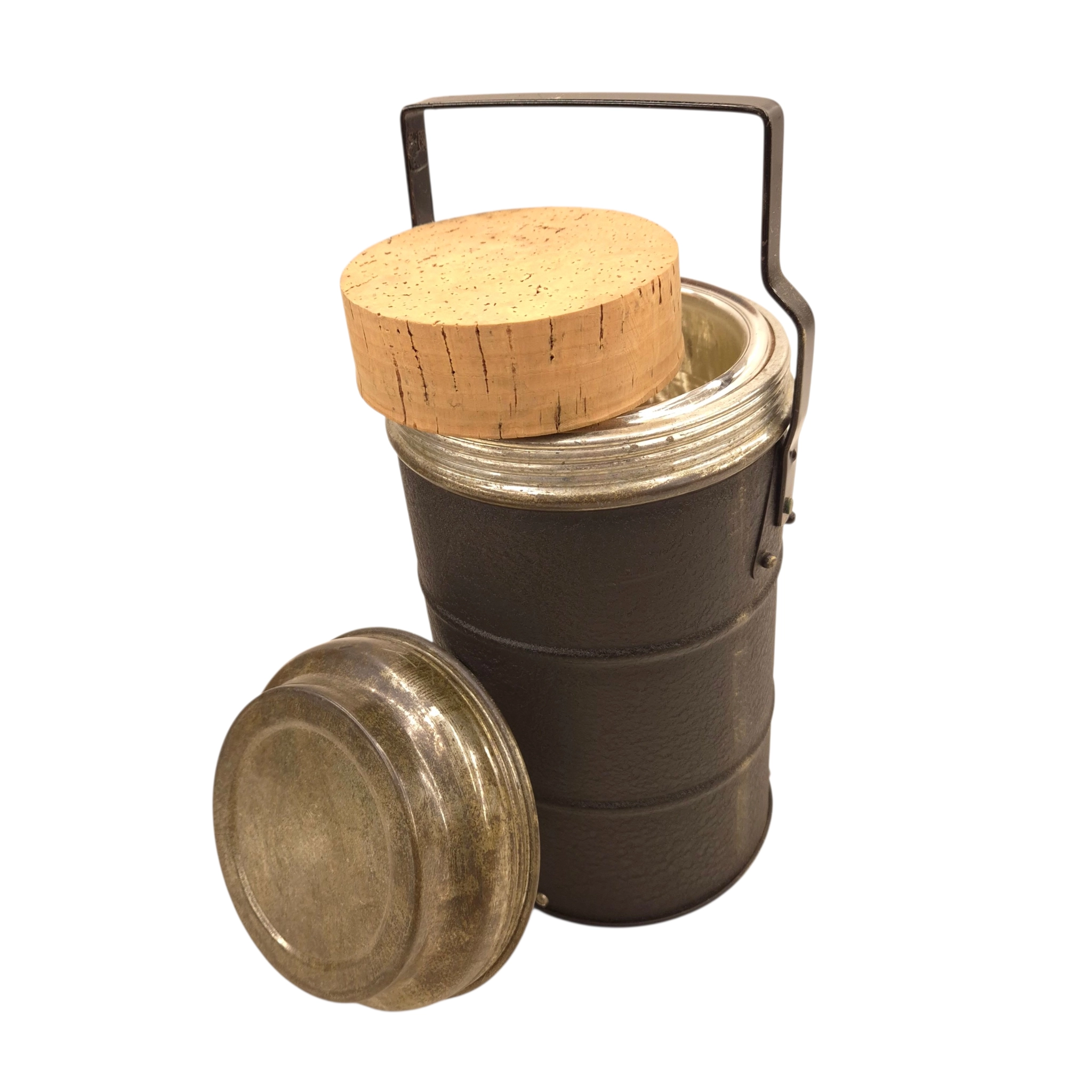 British (Airborne) Thermos Flask with Padded Webbing Case - Image 3