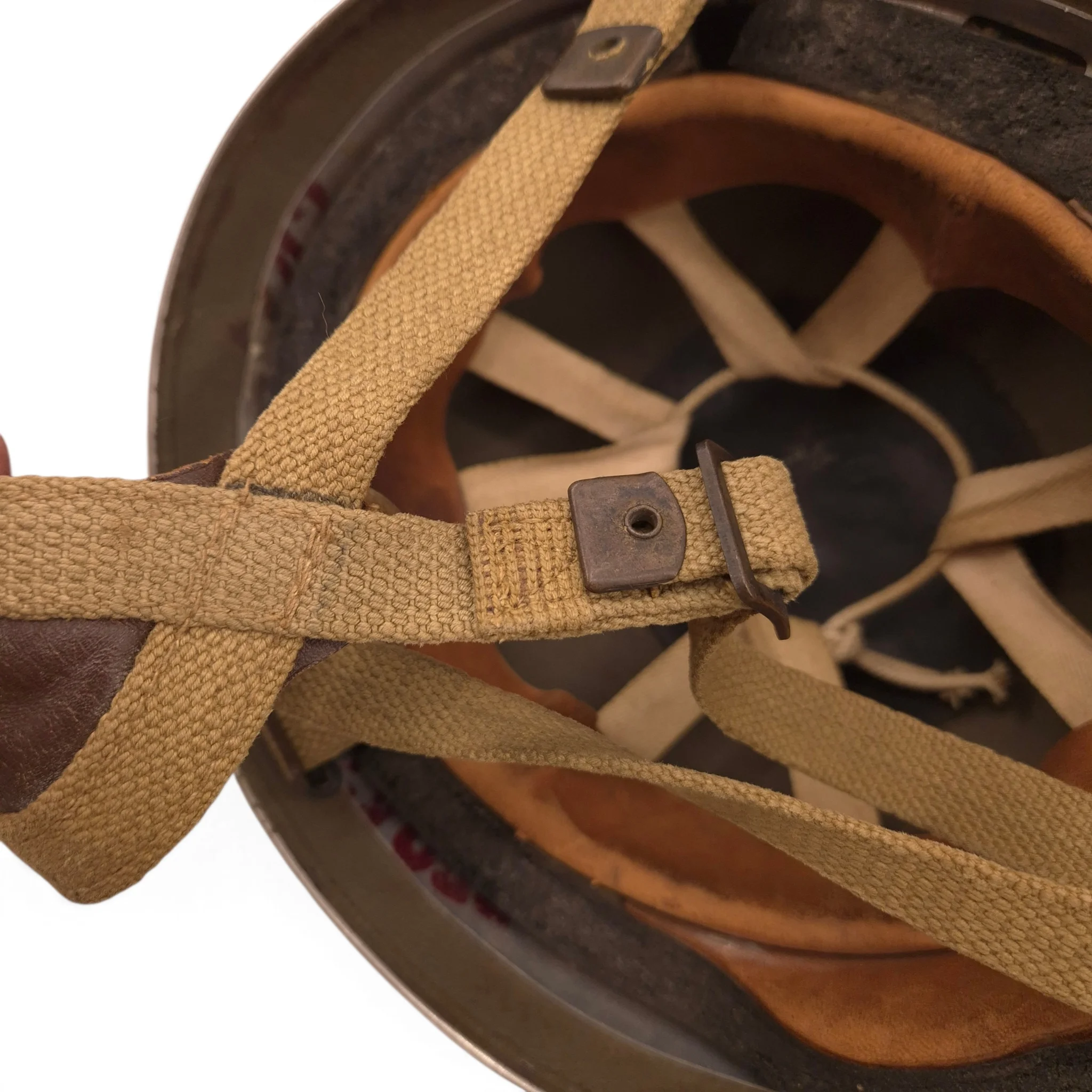British MkII Paratrooper Helmet - BMB 1944 - Image 6