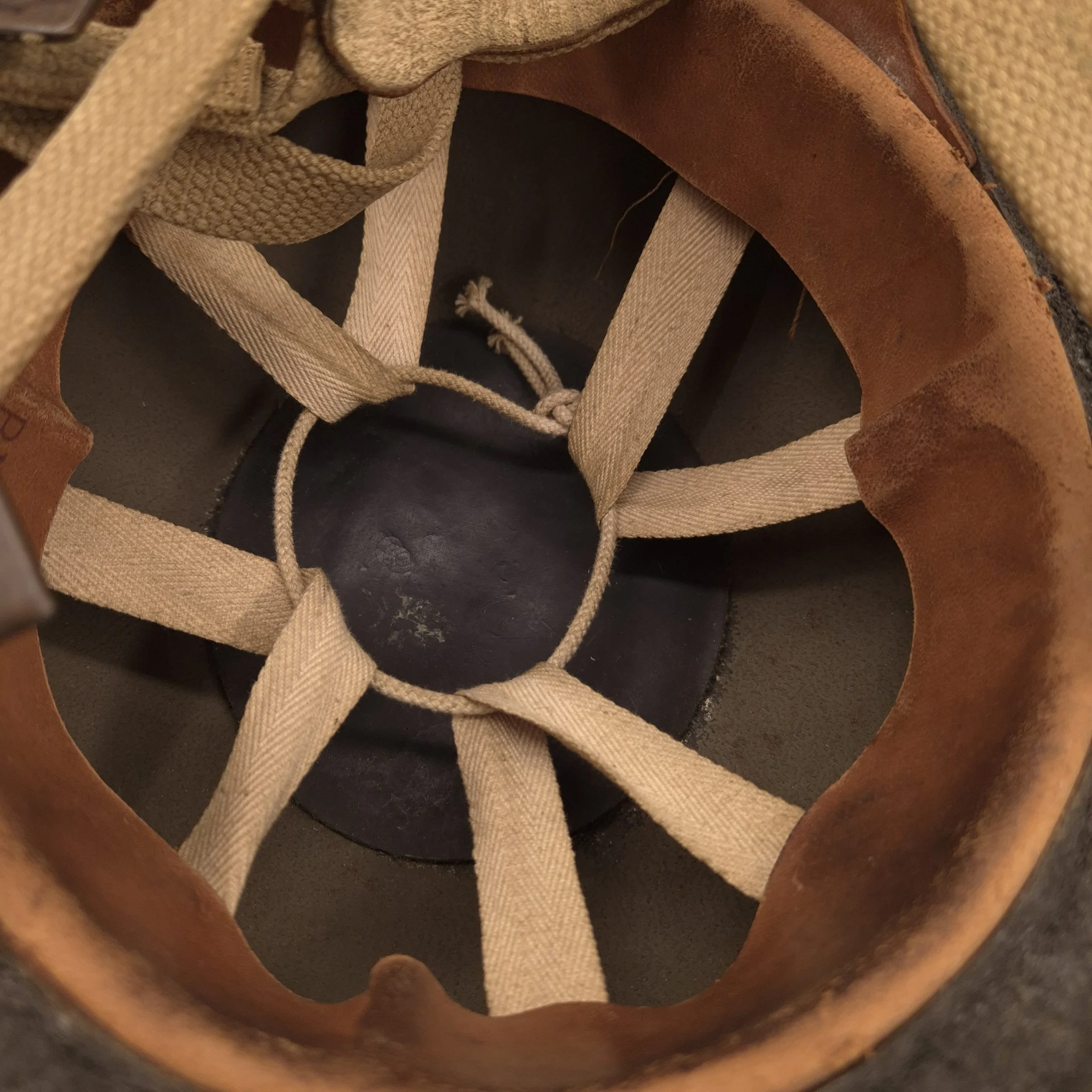 British MkII Paratrooper Helmet - BMB 1944 - Image 16
