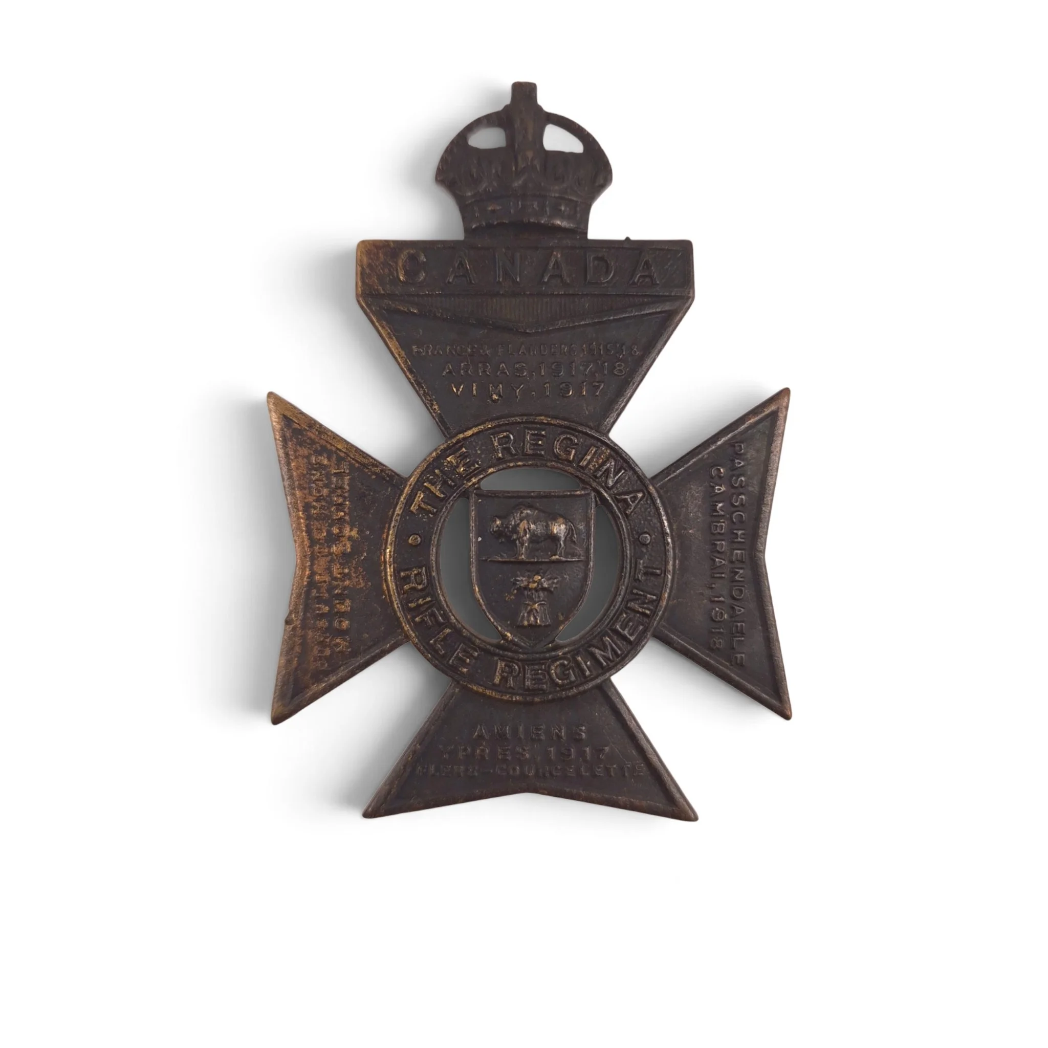 Regina Rifles Regiment - Cap badge