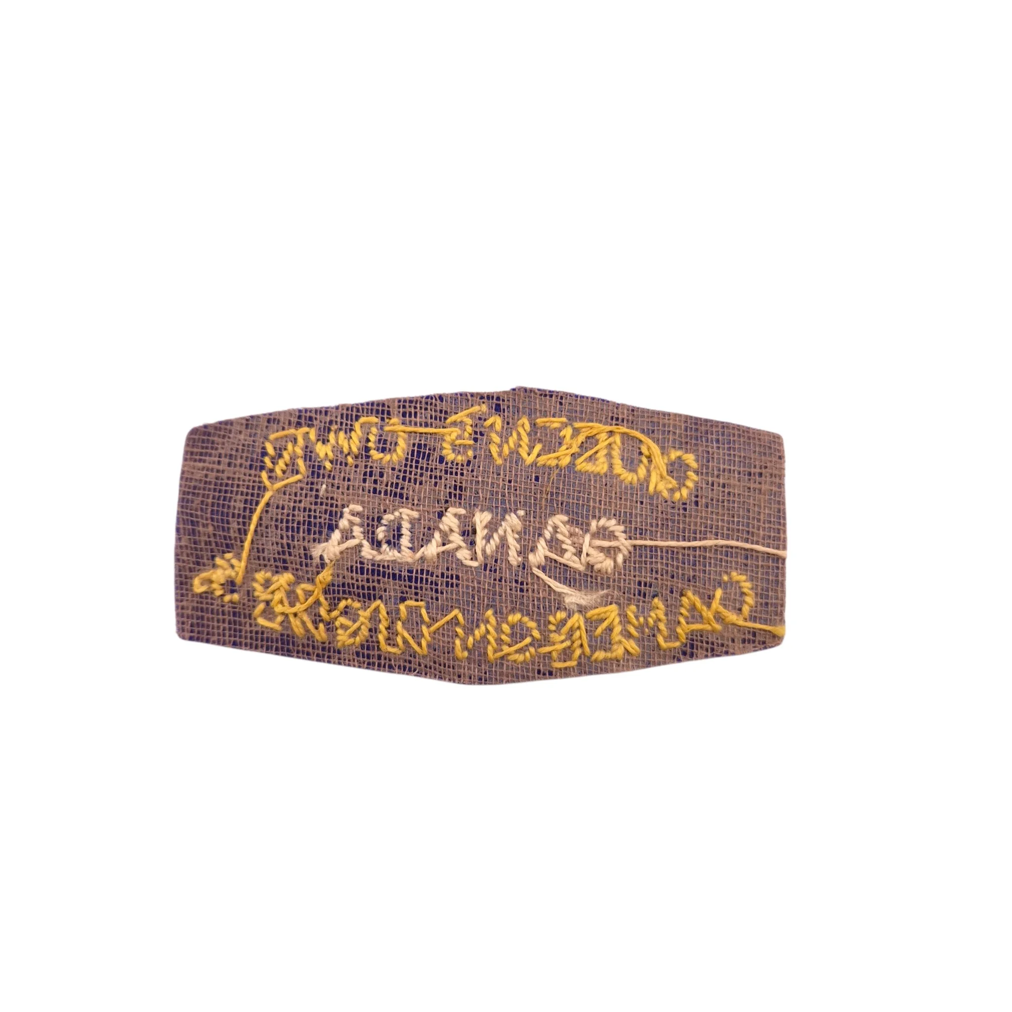 Queen's Own Cameron Highlanders - Embroidered shoulder title - Image 2