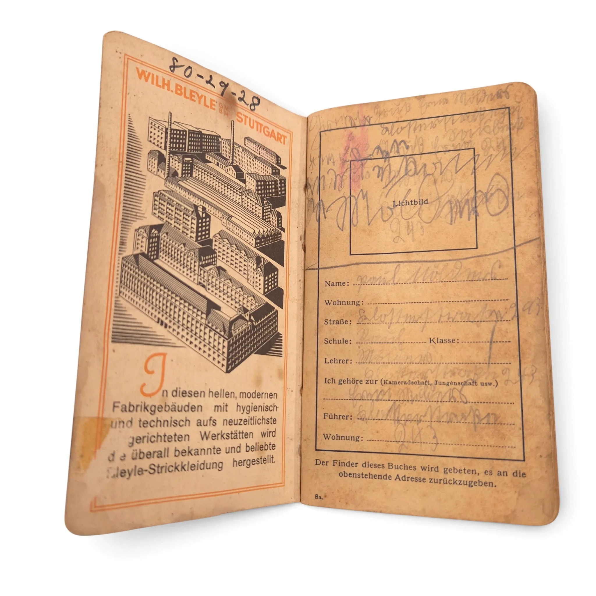 German “Das Bleyle Merkbuch” pocket reference booklet - Image 3