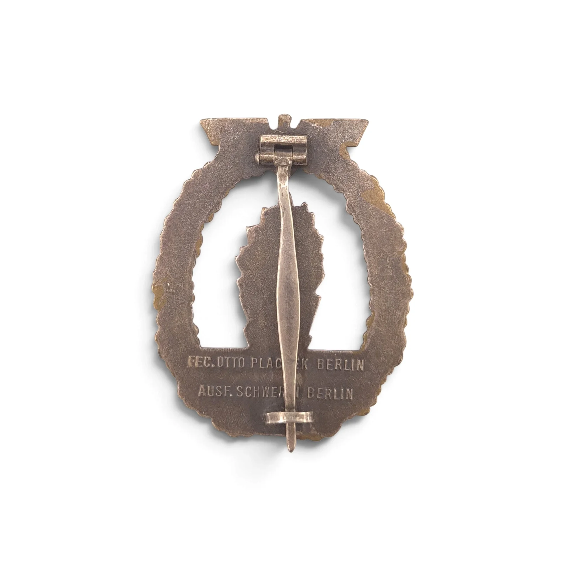 Kriegsmarine Minesweeper Badge – Schwerin, Berlin. - Image 2