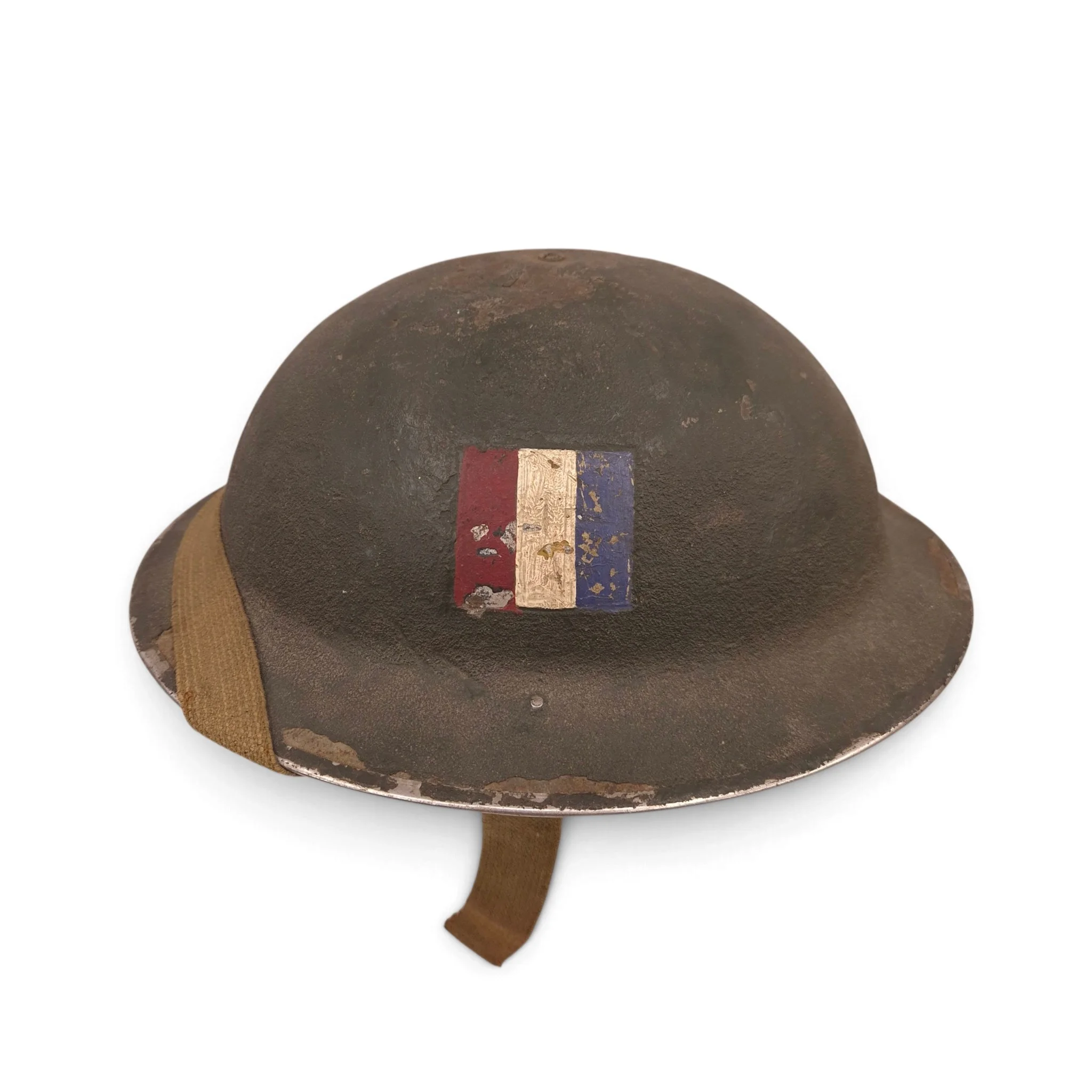 British MkII Helmet with Unit Flash and Name