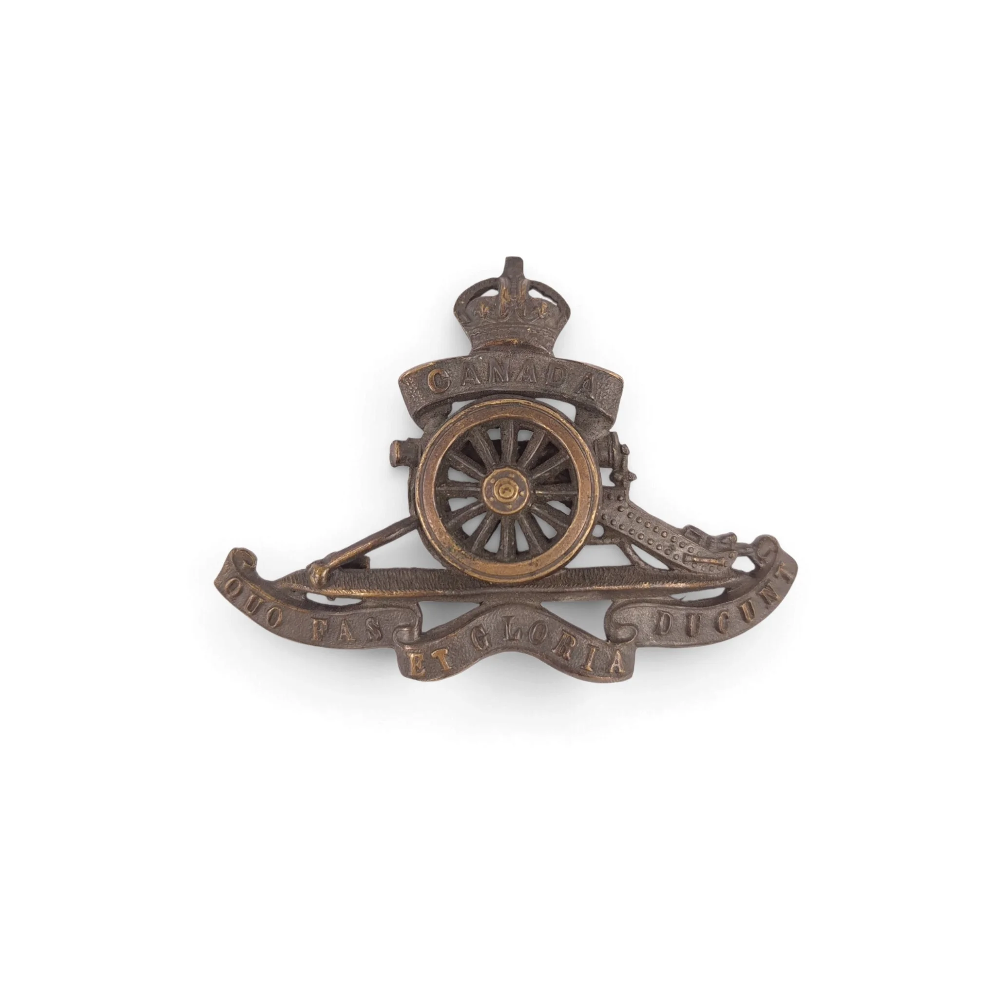 Royal Artillery (Spinning wheel) - Cap badge