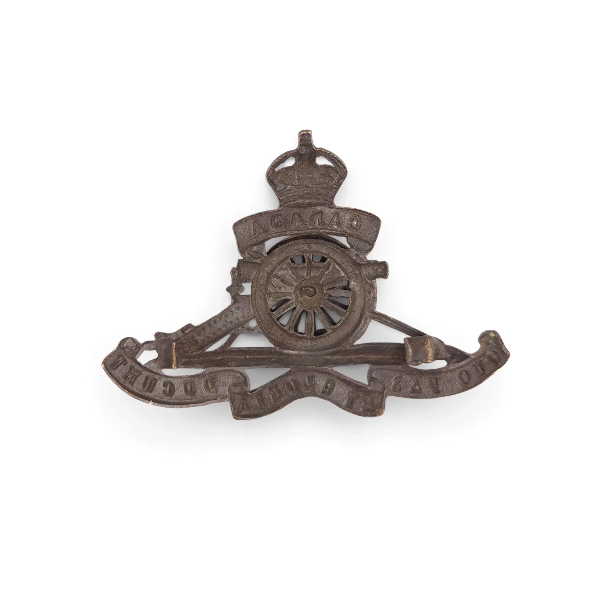 Royal Artillery (Spinning wheel) - Cap badge - Image 3
