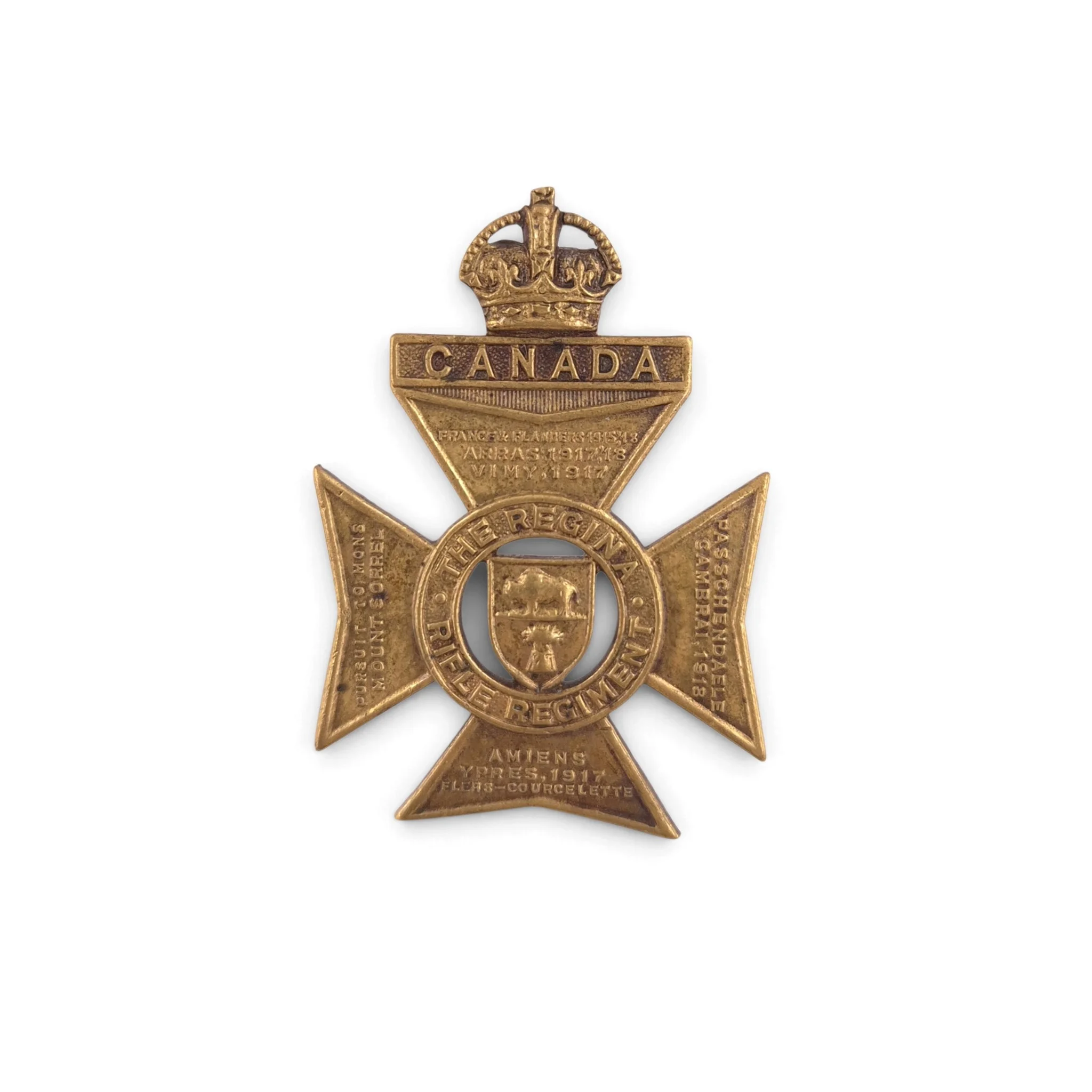 Regina Rifles Regiment - Cap badge