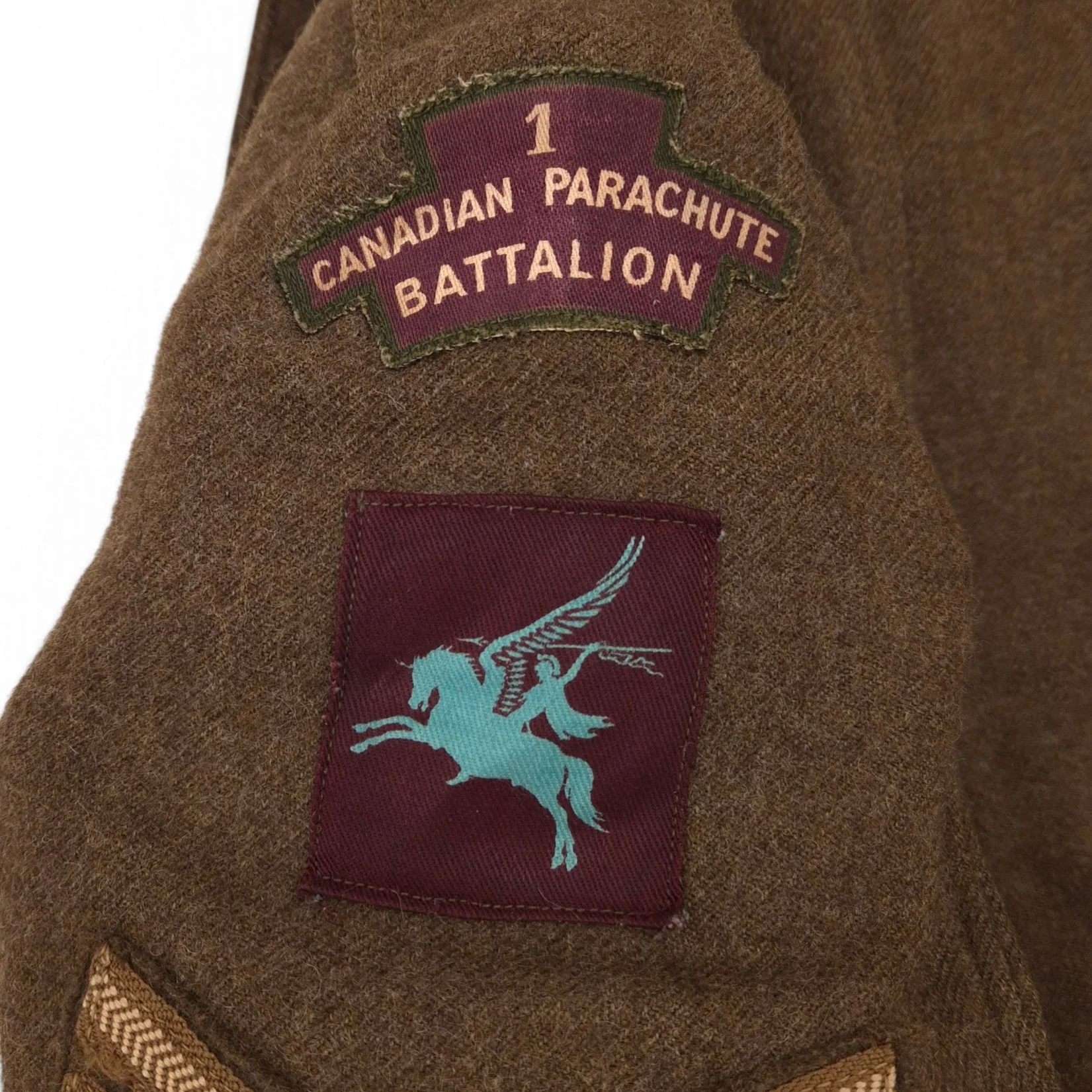 1st Canadian Parachute Battalion - Battle Dress Jacket 1944 - Image 3