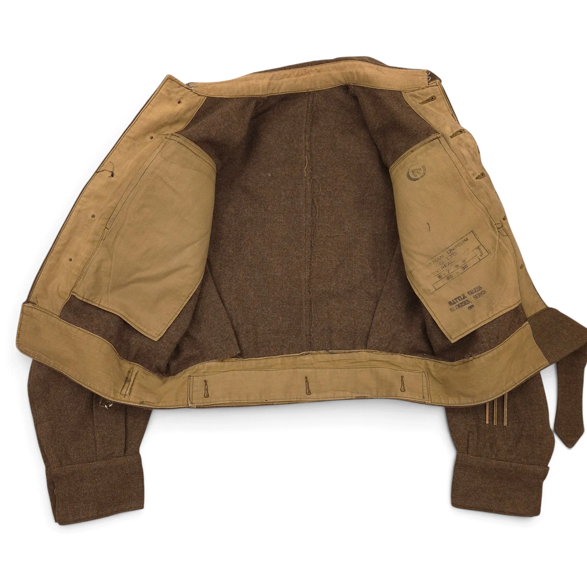 1st Canadian Parachute Battalion - Battle Dress Jacket 1944 - Image 6