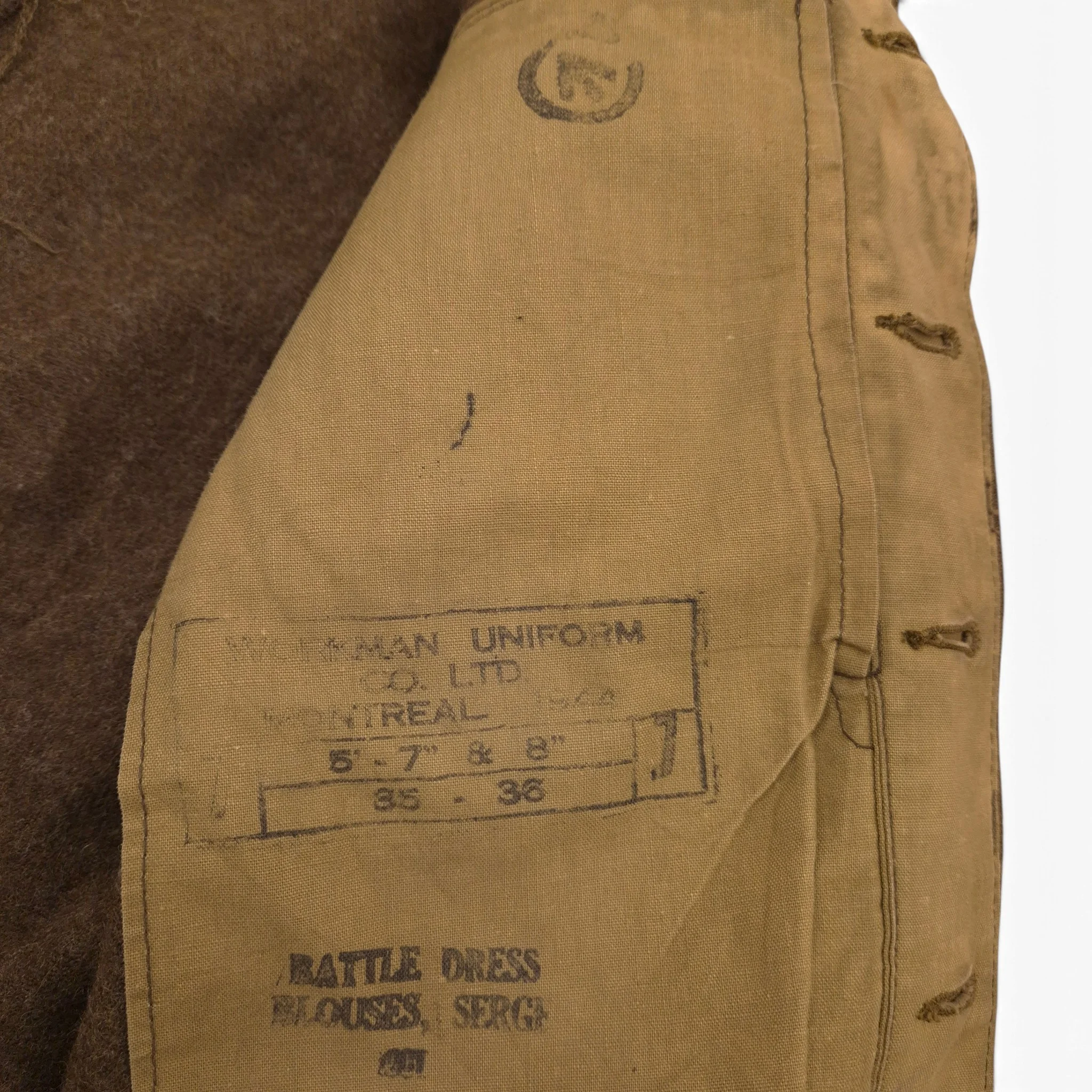 1st Canadian Parachute Battalion - Battle Dress Jacket 1944 - Image 7